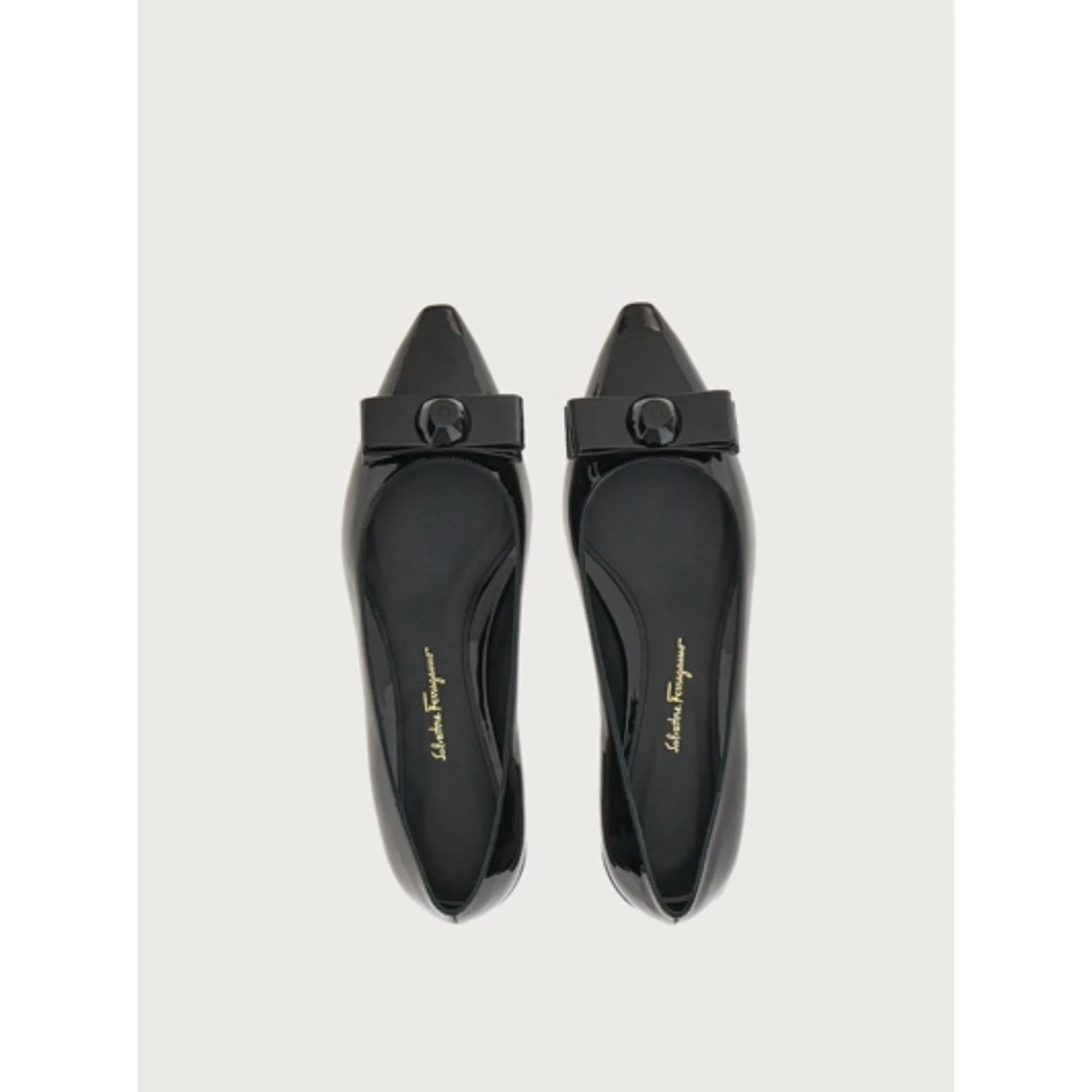Vara Bowl Ballet Flats - Black - Image 2
