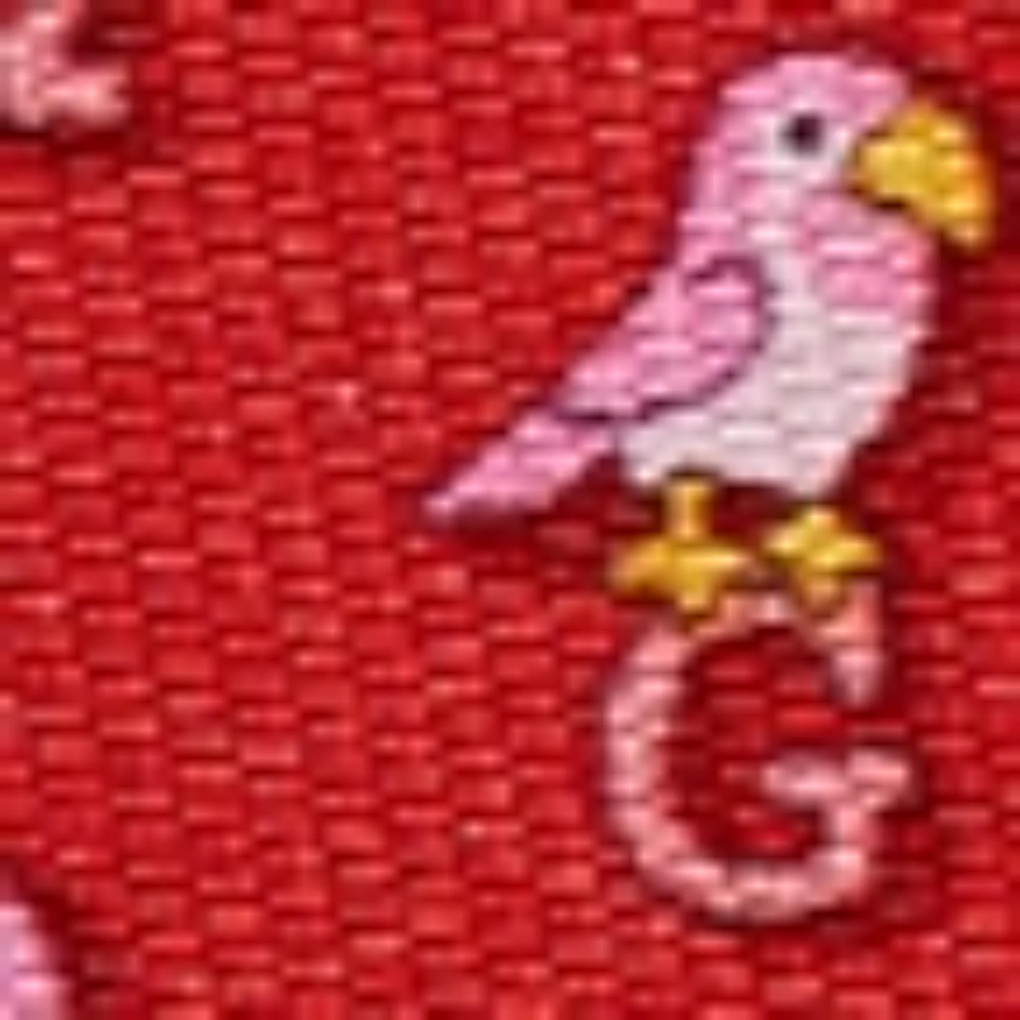 Parrot Print Silk Tie - Red - Image 3