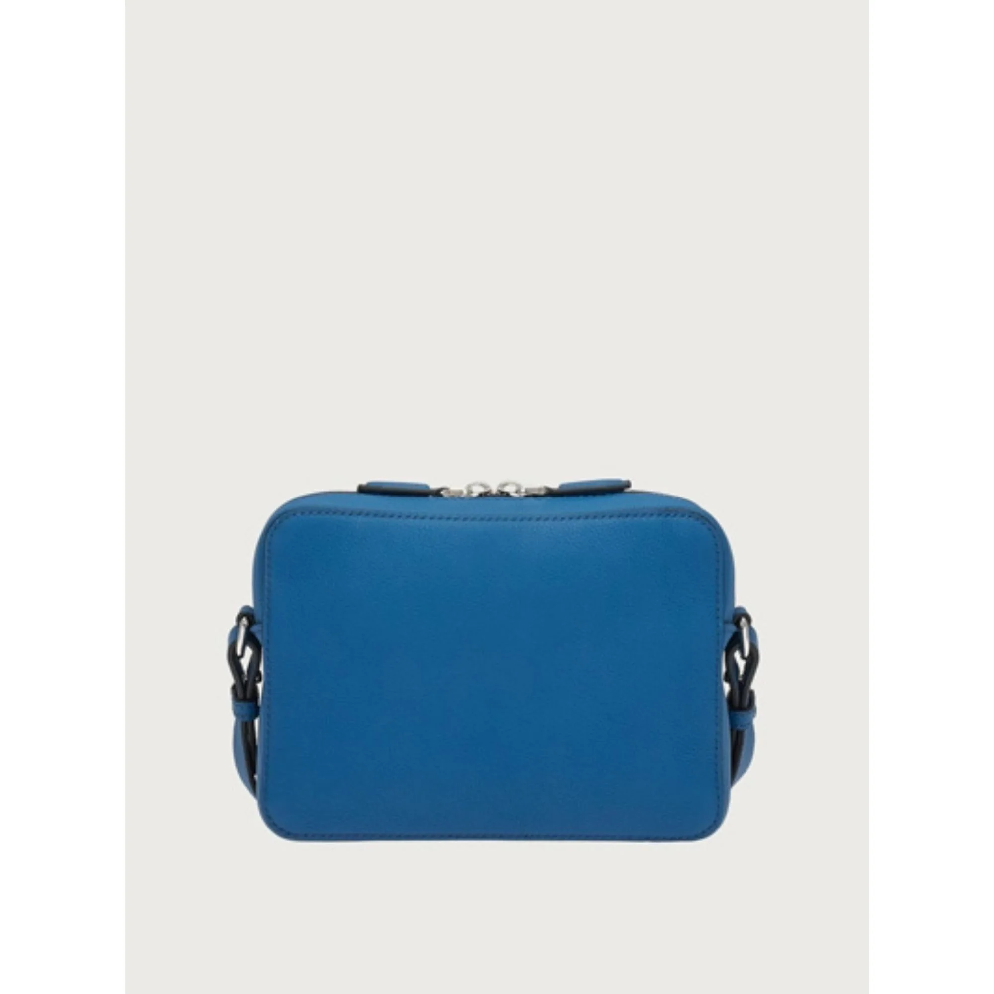 Gancini Cross Body Bag - Denim - Image 4