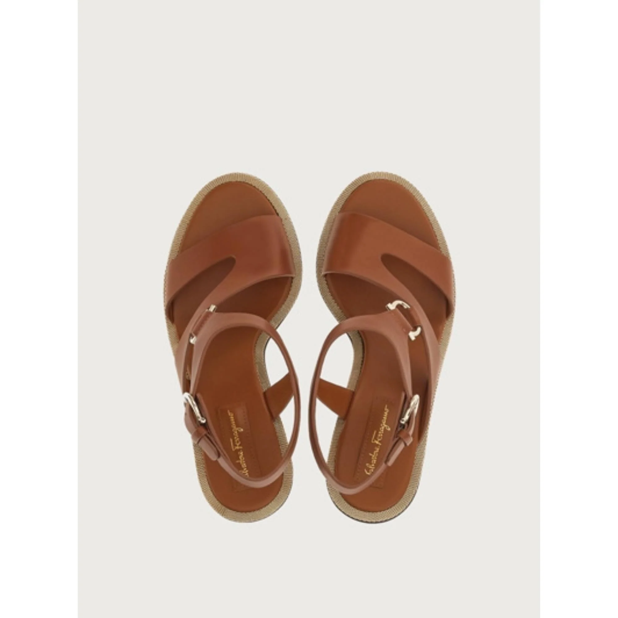 Sandals with Chain Detail And Contoured Heel - Sella - Image 2