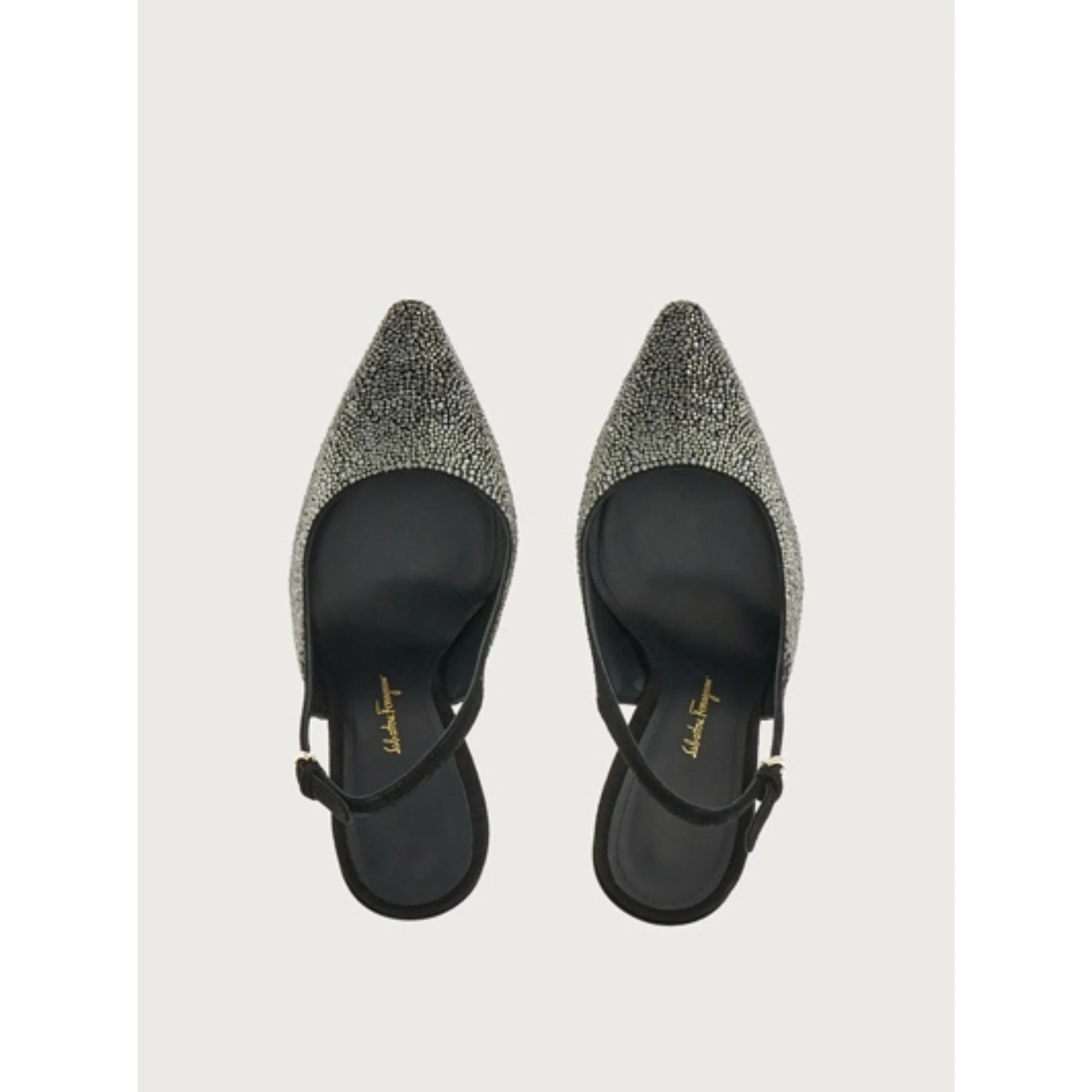 Crystal Slingback - Black - Image 2