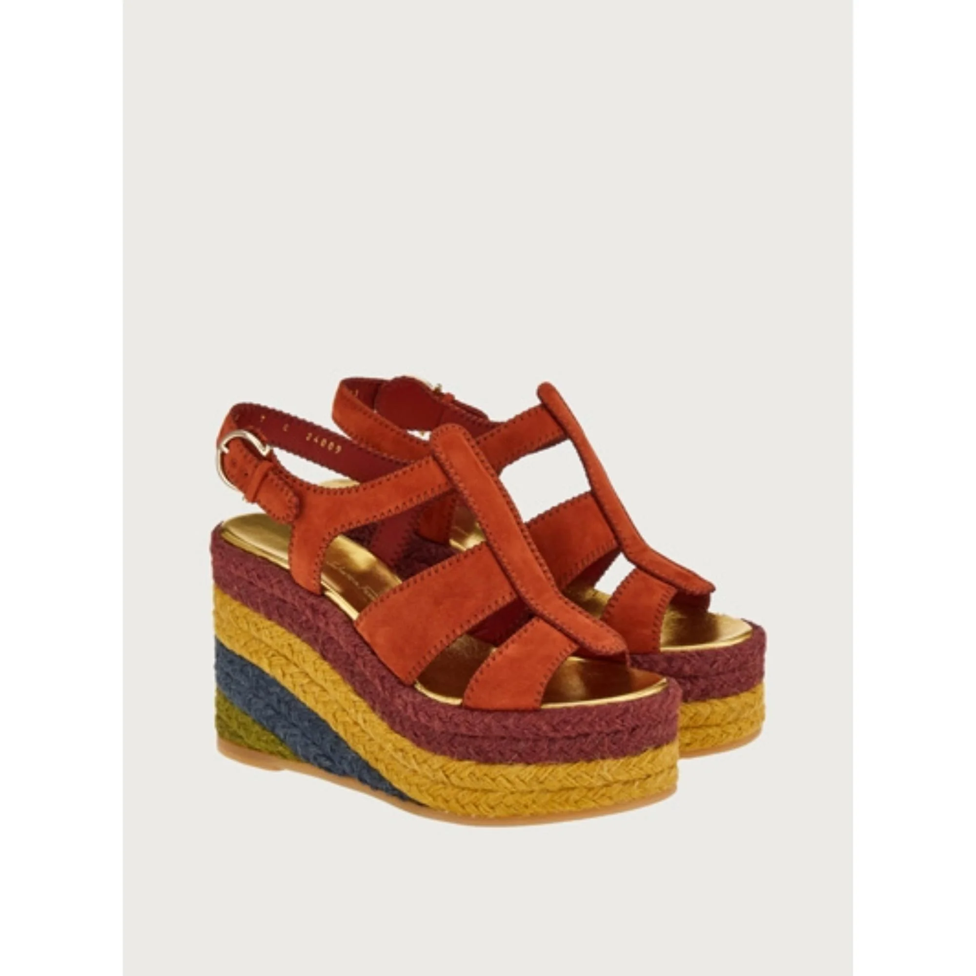 Espadrilles Wedges - Ramas/Gold - Image 4