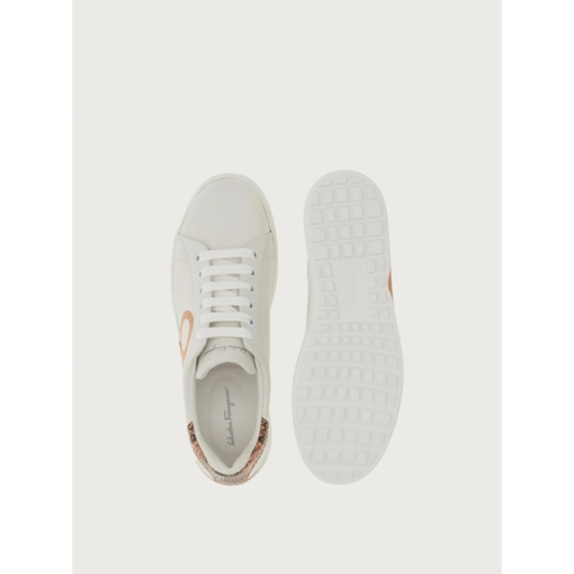 Gancini Sneakers - Amaretti/Optic White - Image 3