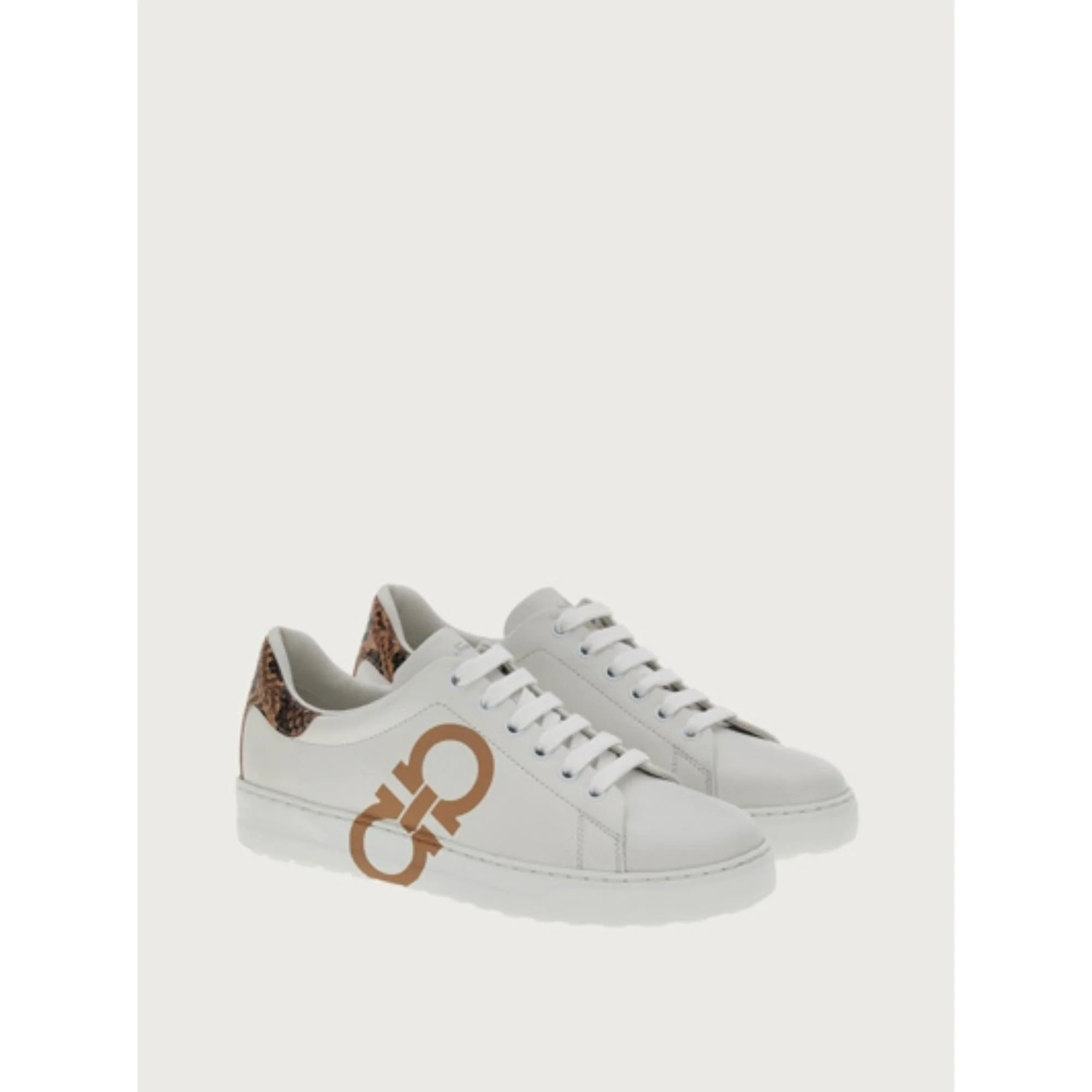 Gancini Sneakers - Amaretti/Optic White - Image 4