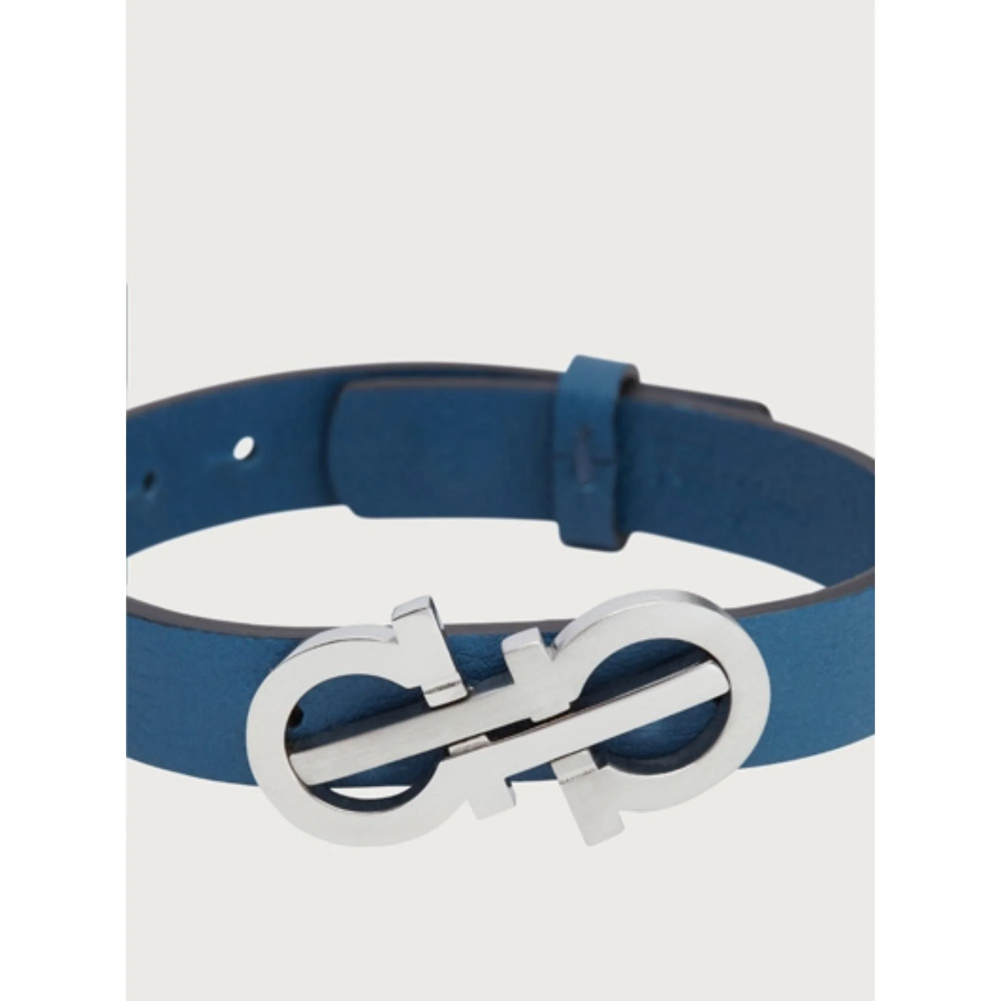 Gancini Bracelet - Denim - Image 3