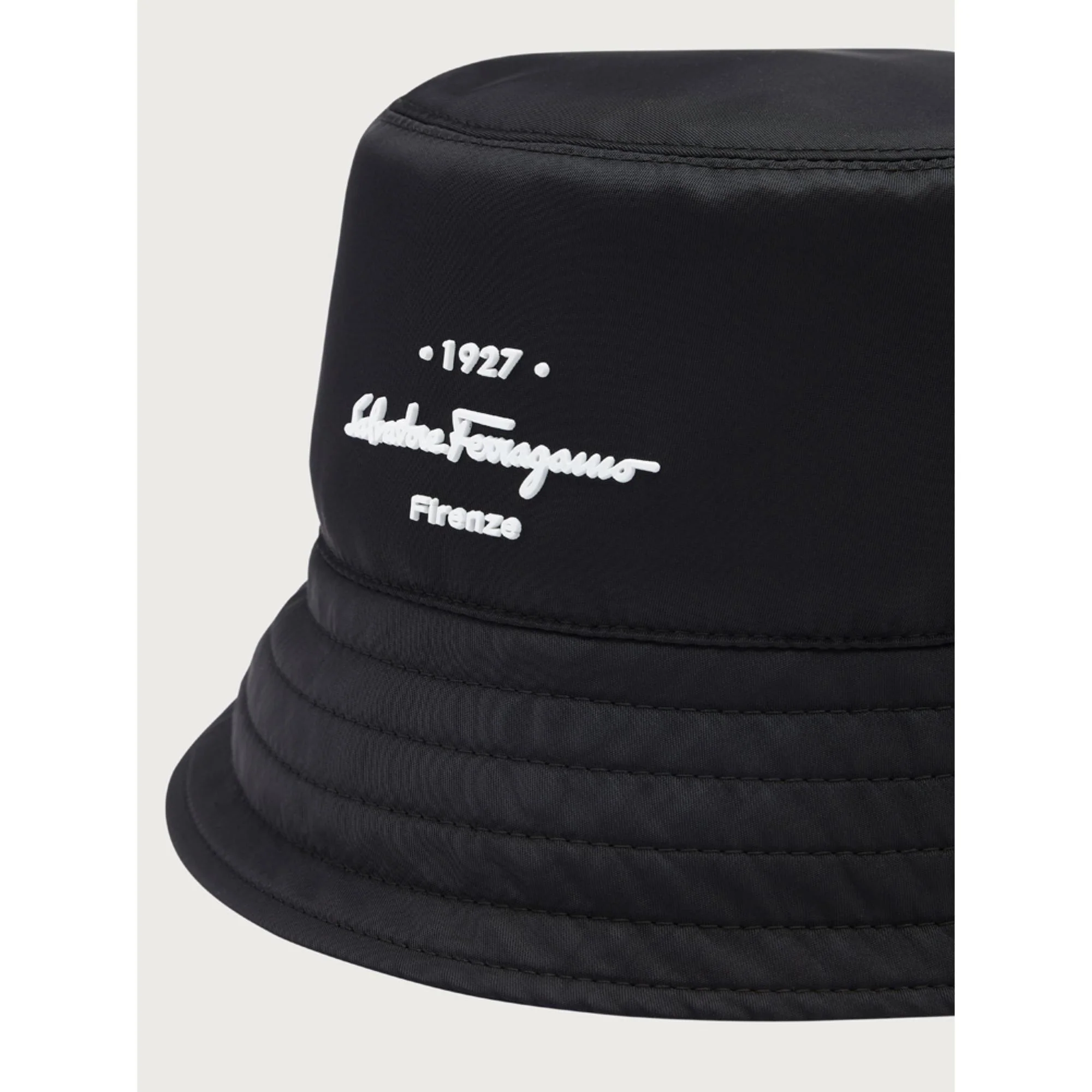 Nylon Bucket Hat - Black - Image 3