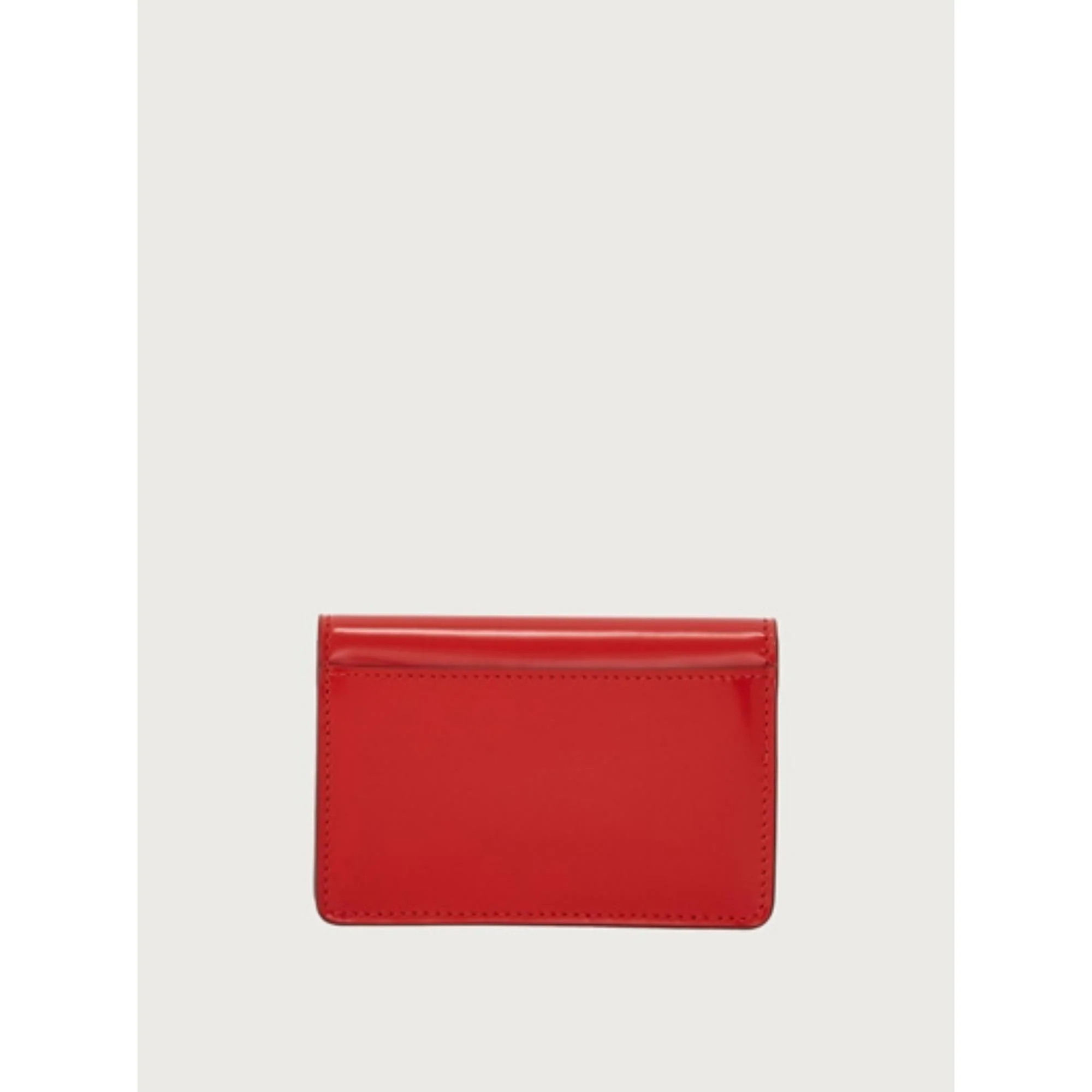Gancini Credit Card Holder - Flame Red - Image 3