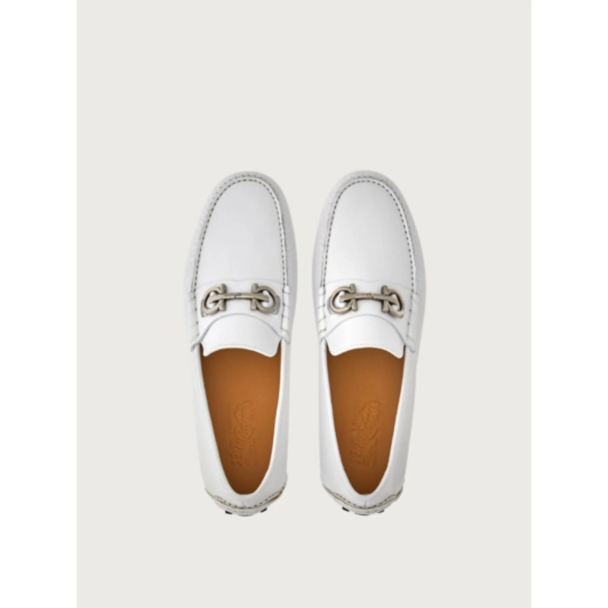Driver with Gancini Ornament - Optic White - Image 2