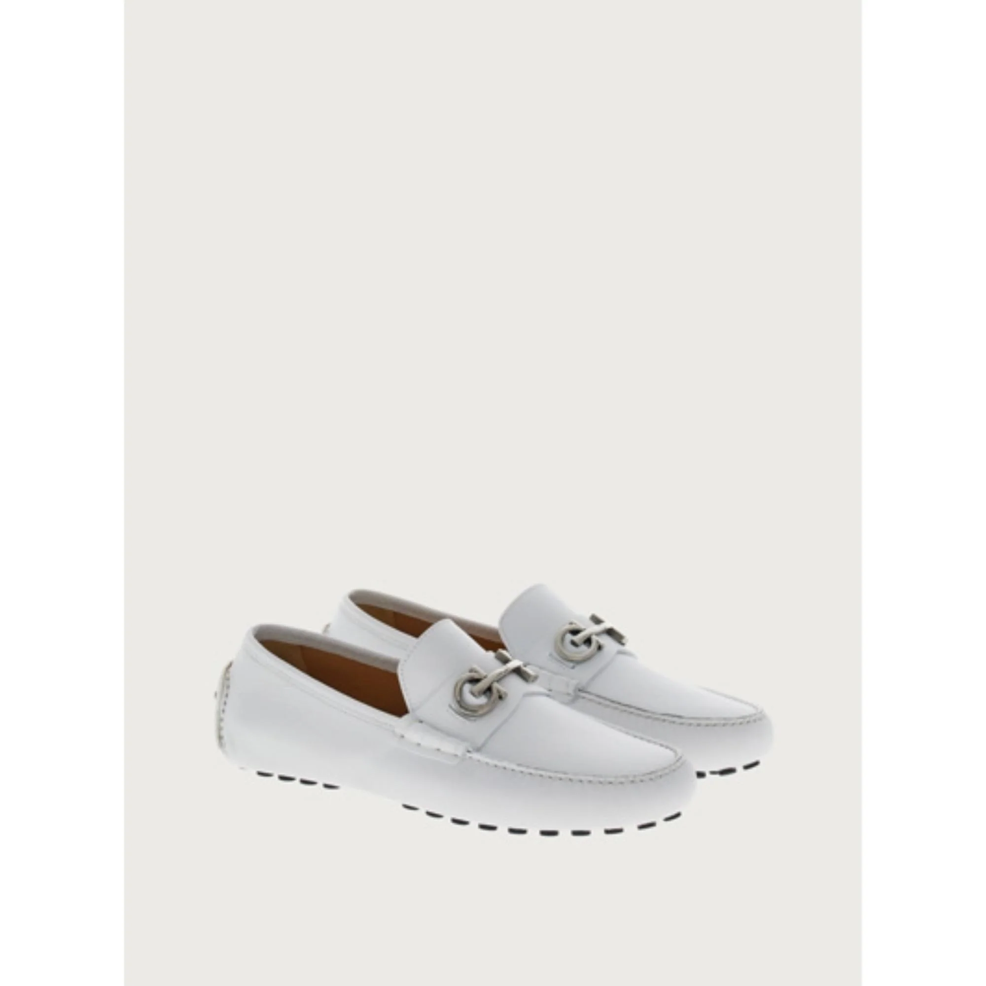 Driver with Gancini Ornament - Optic White - Image 4