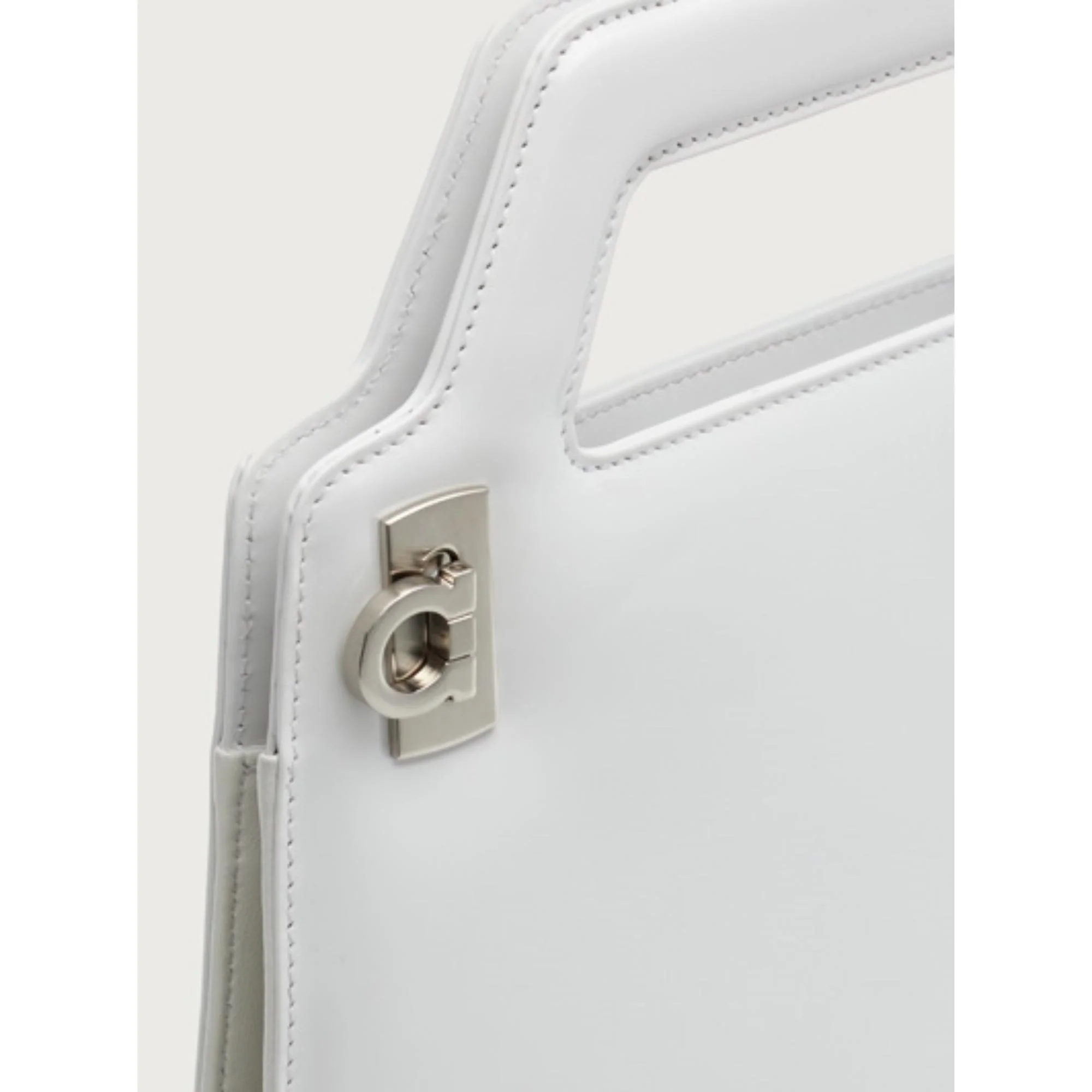 Wanda North-South Top Handle - Optic White - Image 5