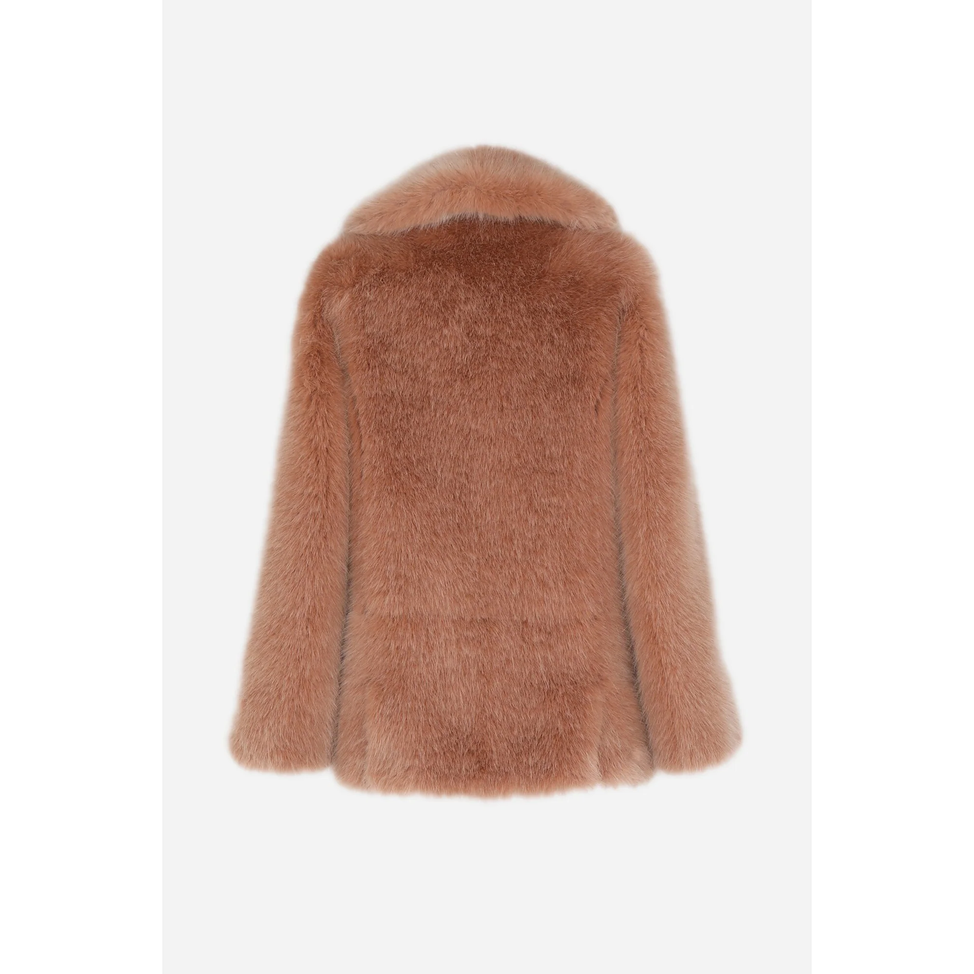 Manteau Faux Fur Des Sables - Rose Blush - Image 2