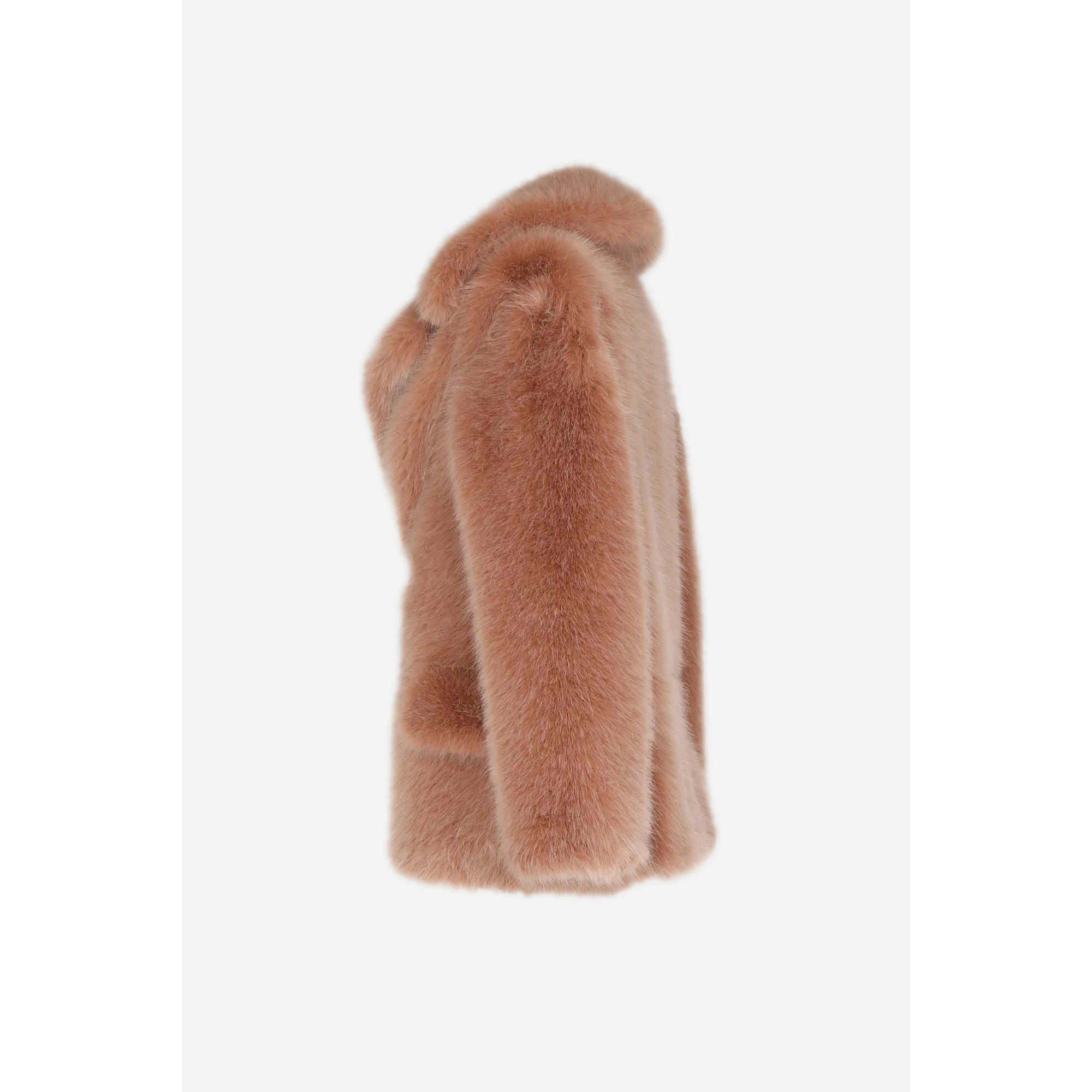 Manteau Faux Fur Des Sables - Rose Blush - Image 3