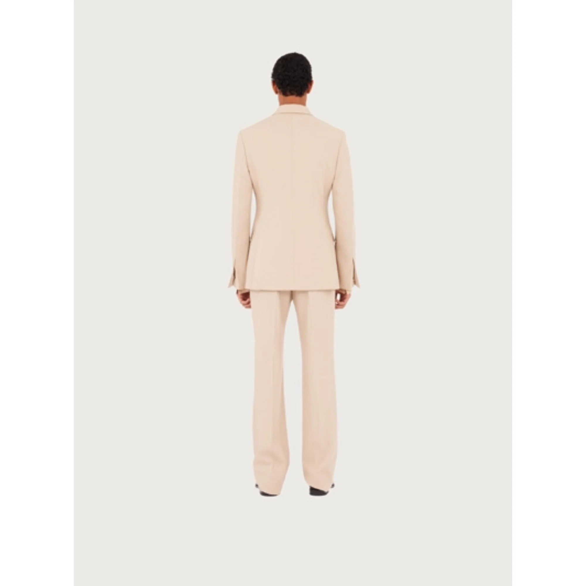 Single Breasted Suit - Stone - Image 3