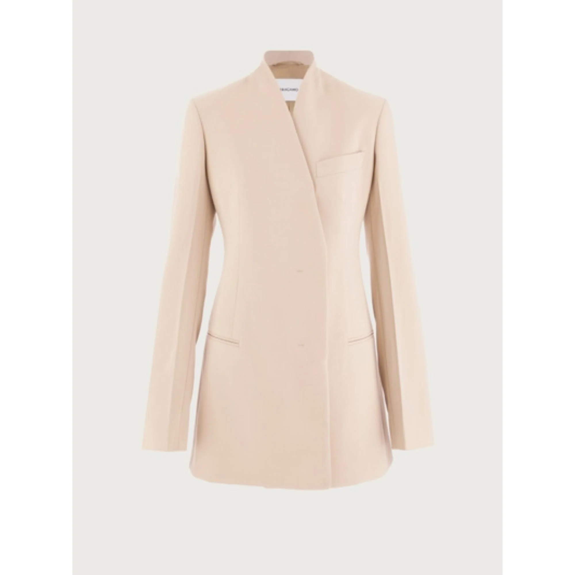 Contemporary Blazer - Beige