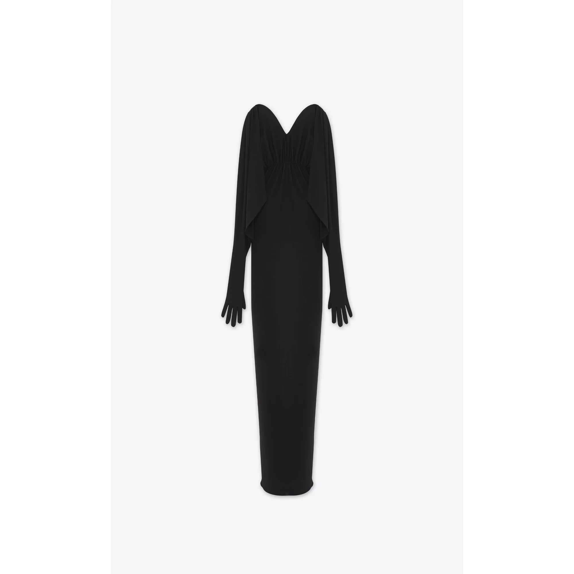 Robe Jersey Crepe - Noir