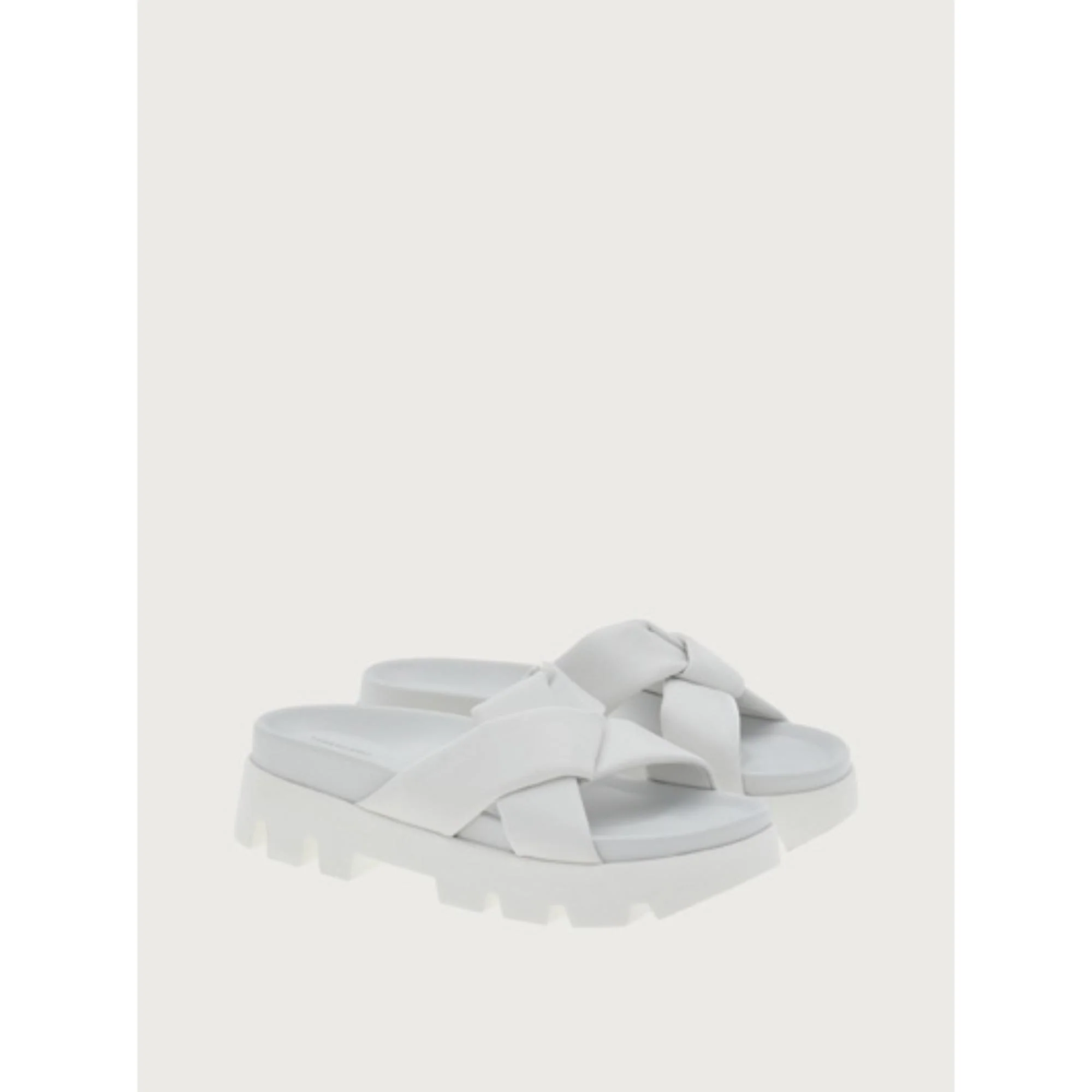 Sporty Slider with Origami Knot - Optic White - Image 3