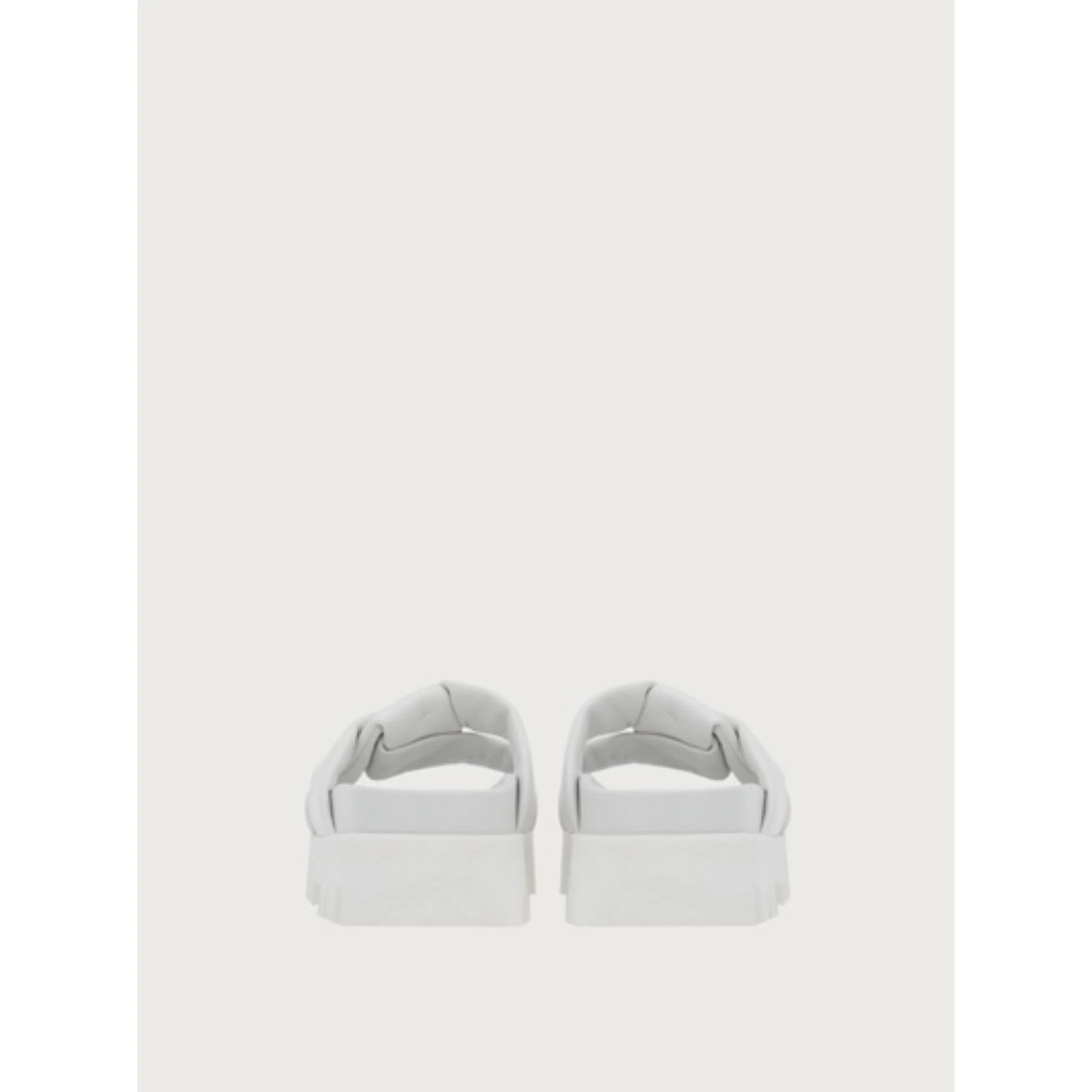 Sporty Slider with Origami Knot - Optic White - Image 4