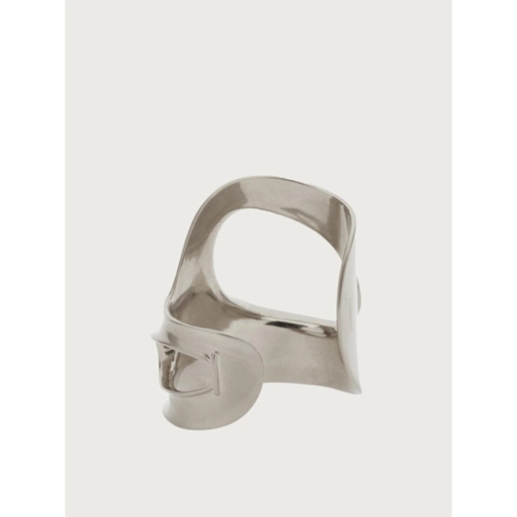 Sculptural Bracelet - Palladium - Image 3