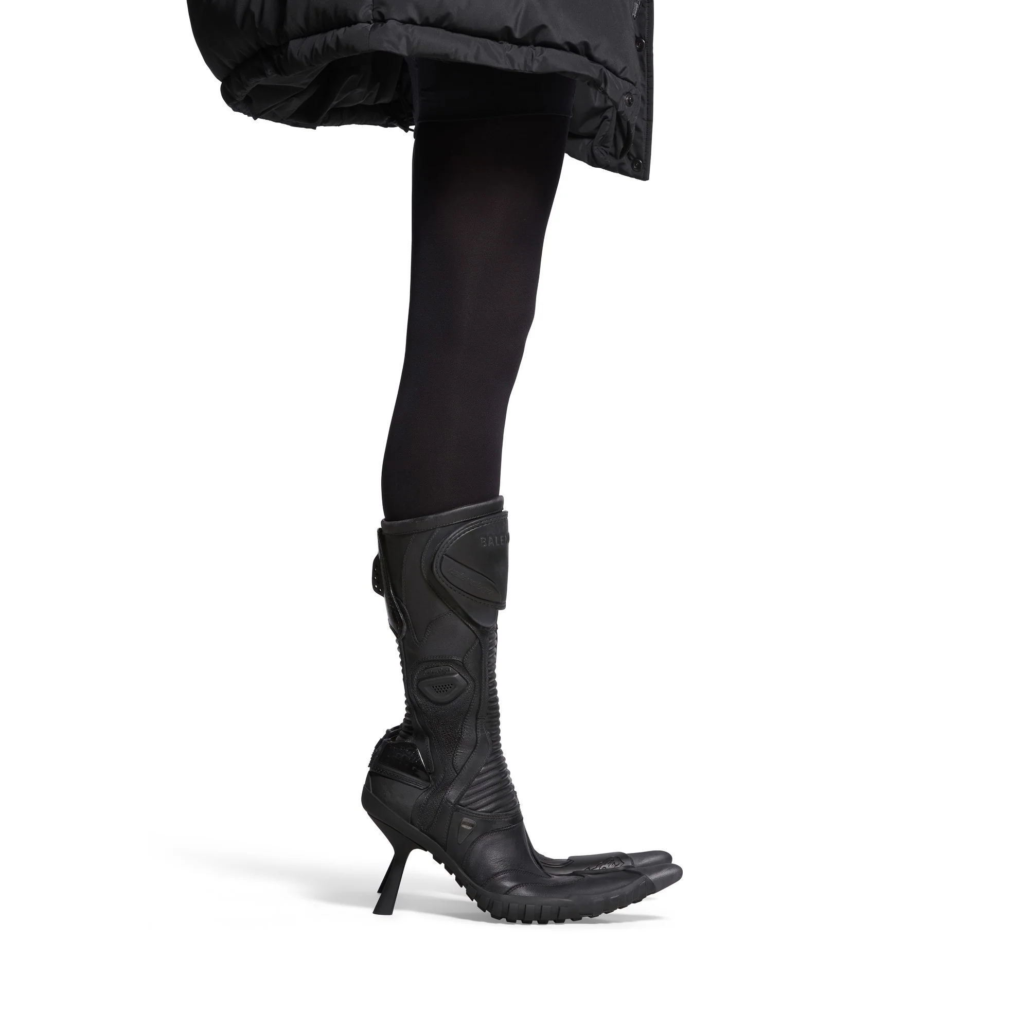 Biker Bootie H90 Calf/Tpu - Black - Image 4