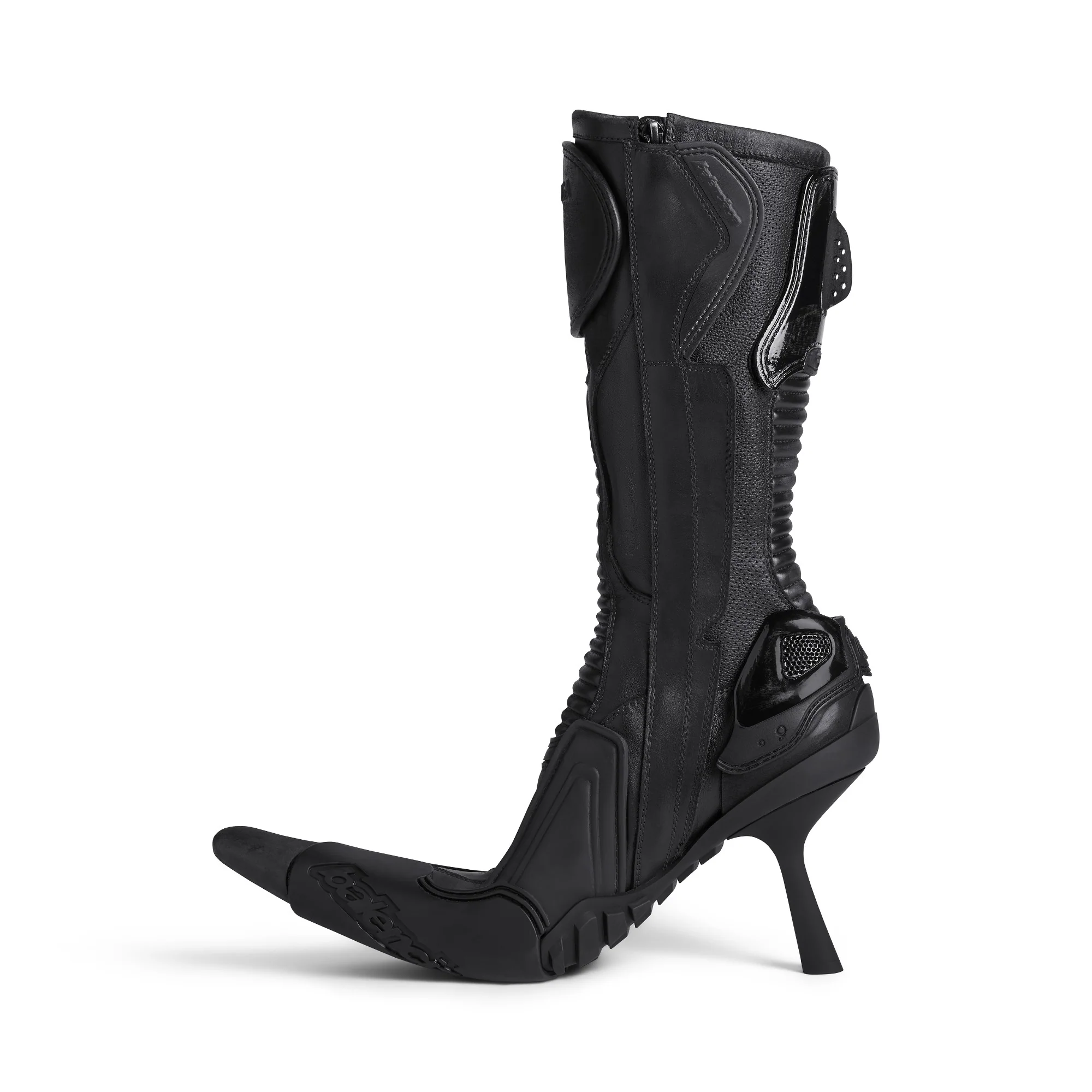Biker Bootie H90 Calf/Tpu - Black - Image 8