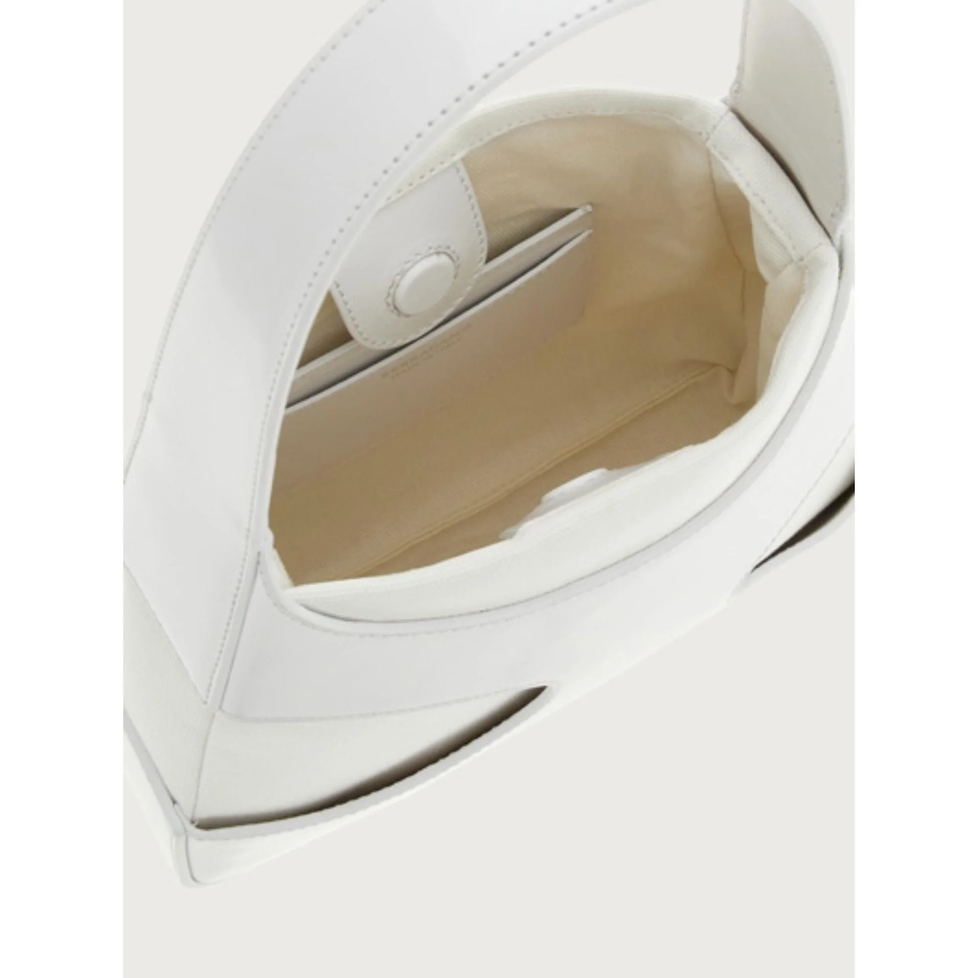 Small Shoulder Bag with Cut-Out Detailing - Optic White - Image 4