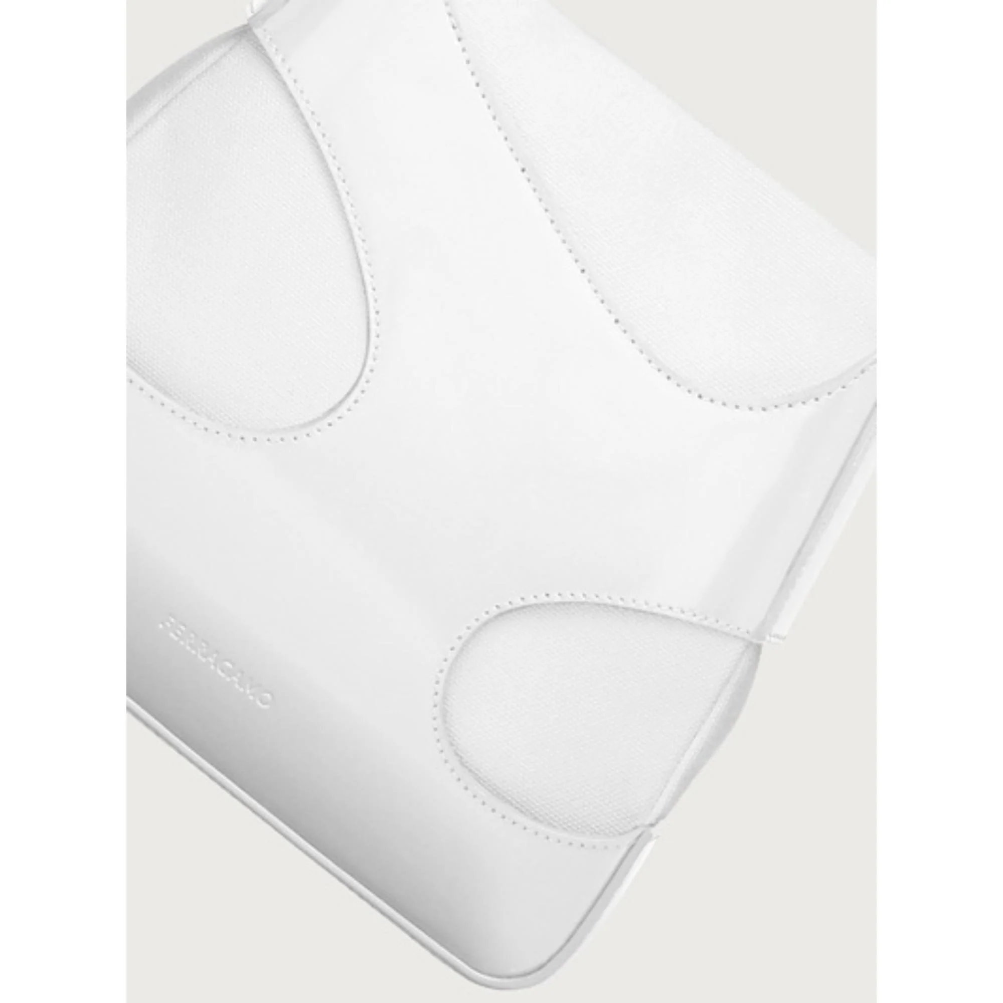 Small Shoulder Bag with Cut-Out Detailing - Optic White - Image 5