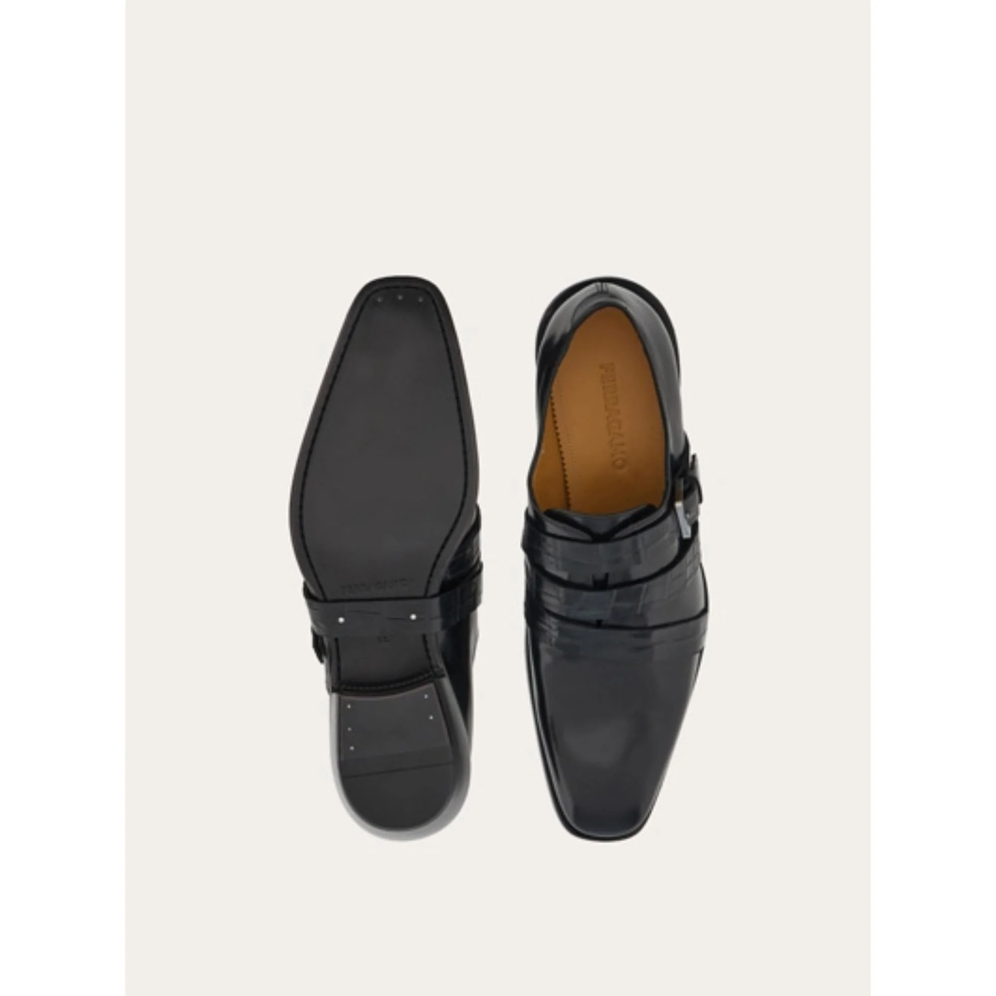 Side Buckle Shoe - Black - Image 3
