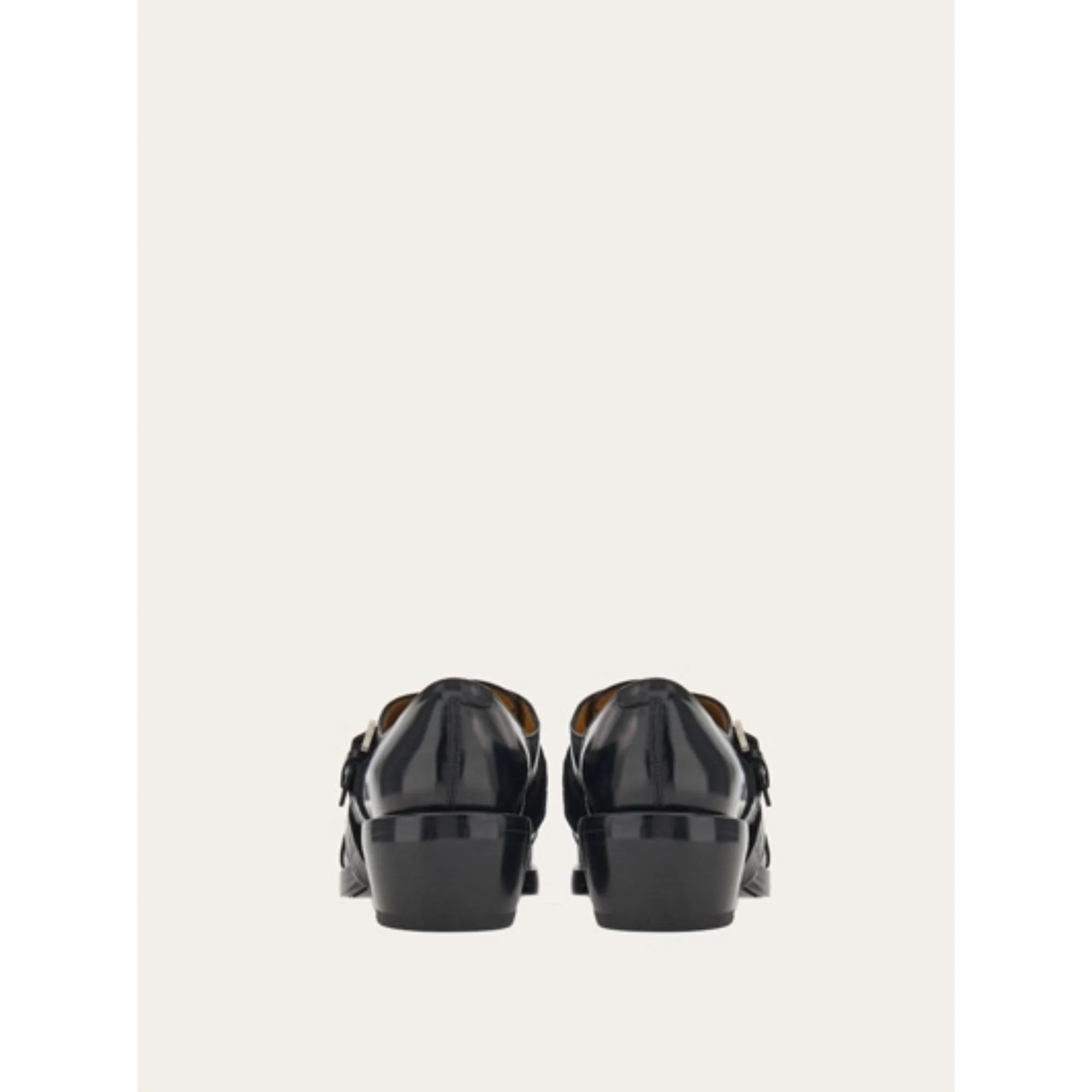Side Buckle Shoe - Black - Image 5