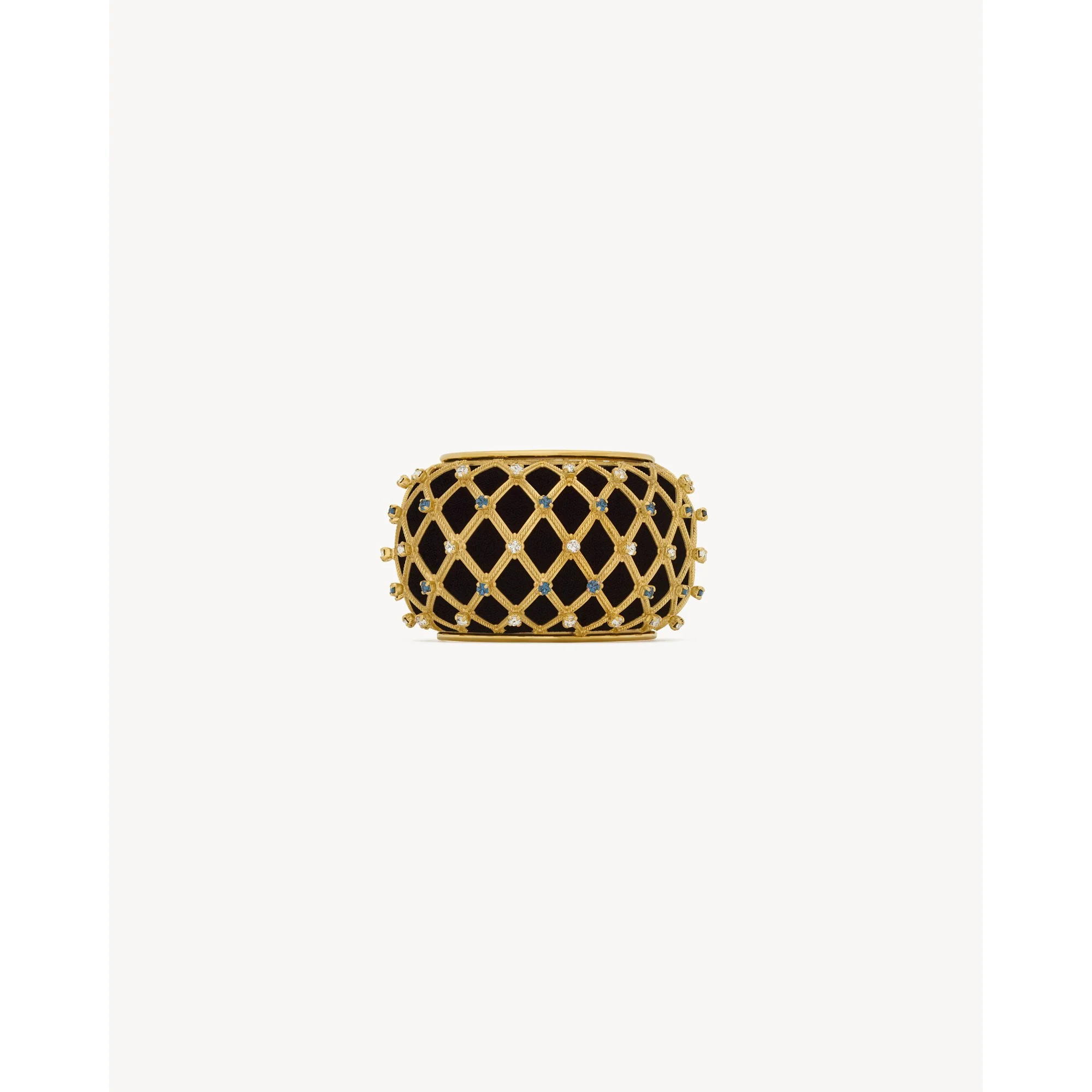 Byzance Bumpy Bracelet - Dore/Crystal/Montana - Image 4