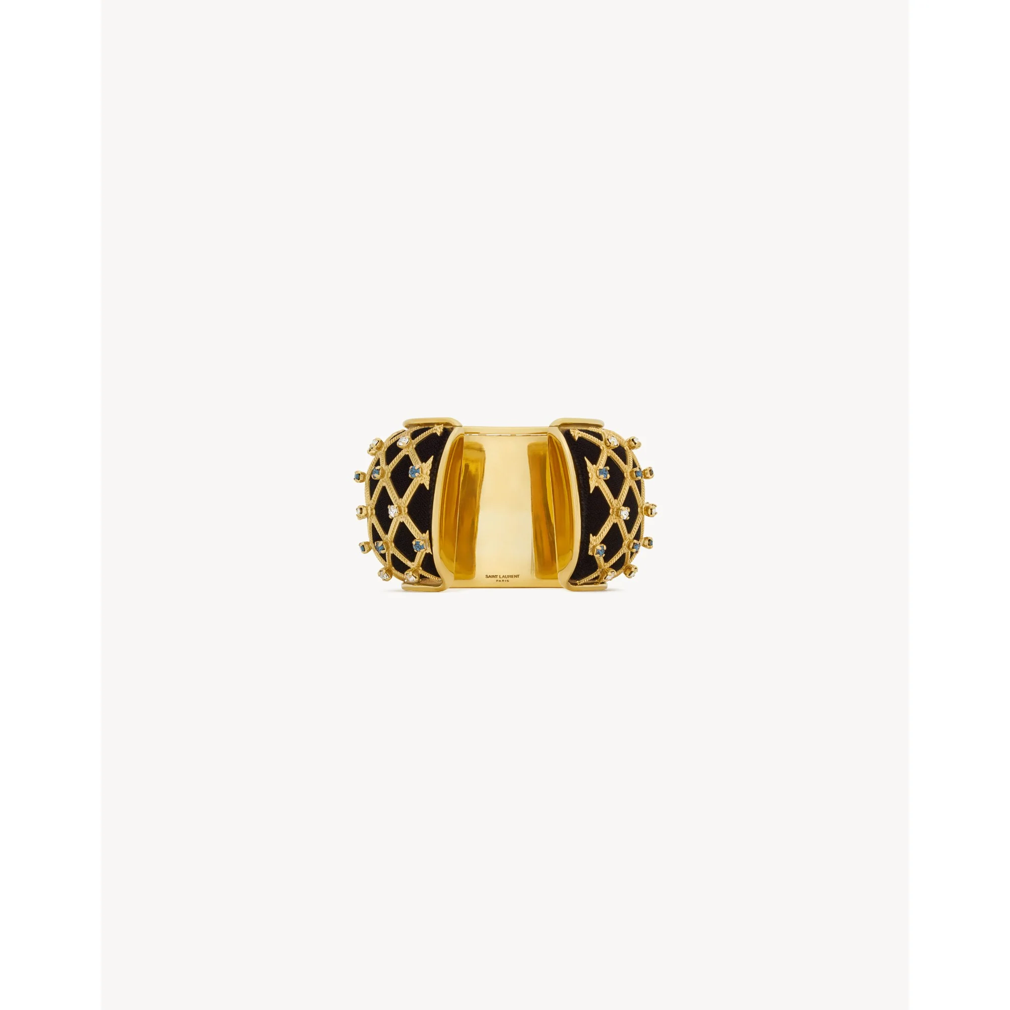 Byzance Bumpy Bracelet - Dore/Crystal/Montana - Image 5