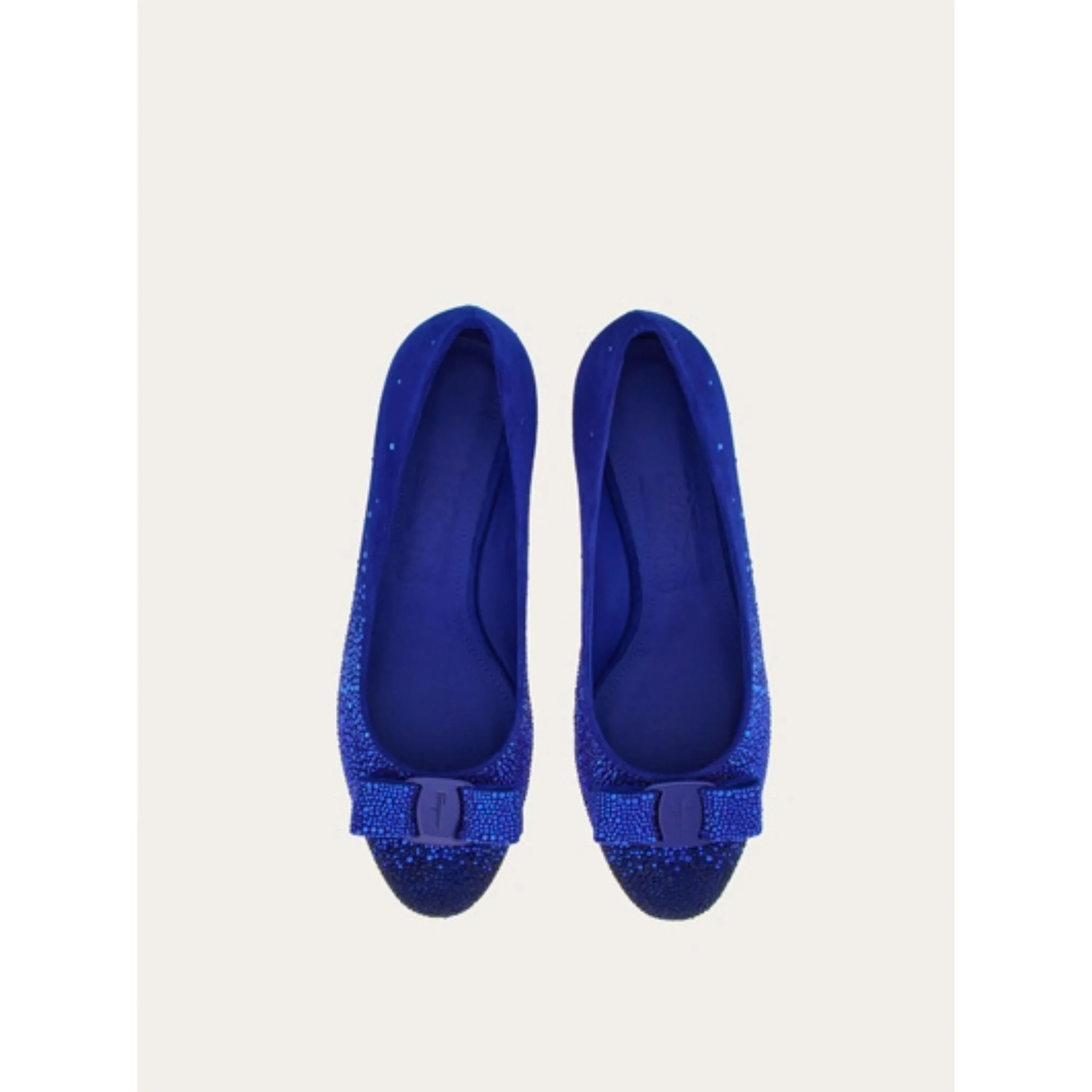 Vara Bow Pumps with Dégradé Crystals - Lapis Lazuli - Image 2