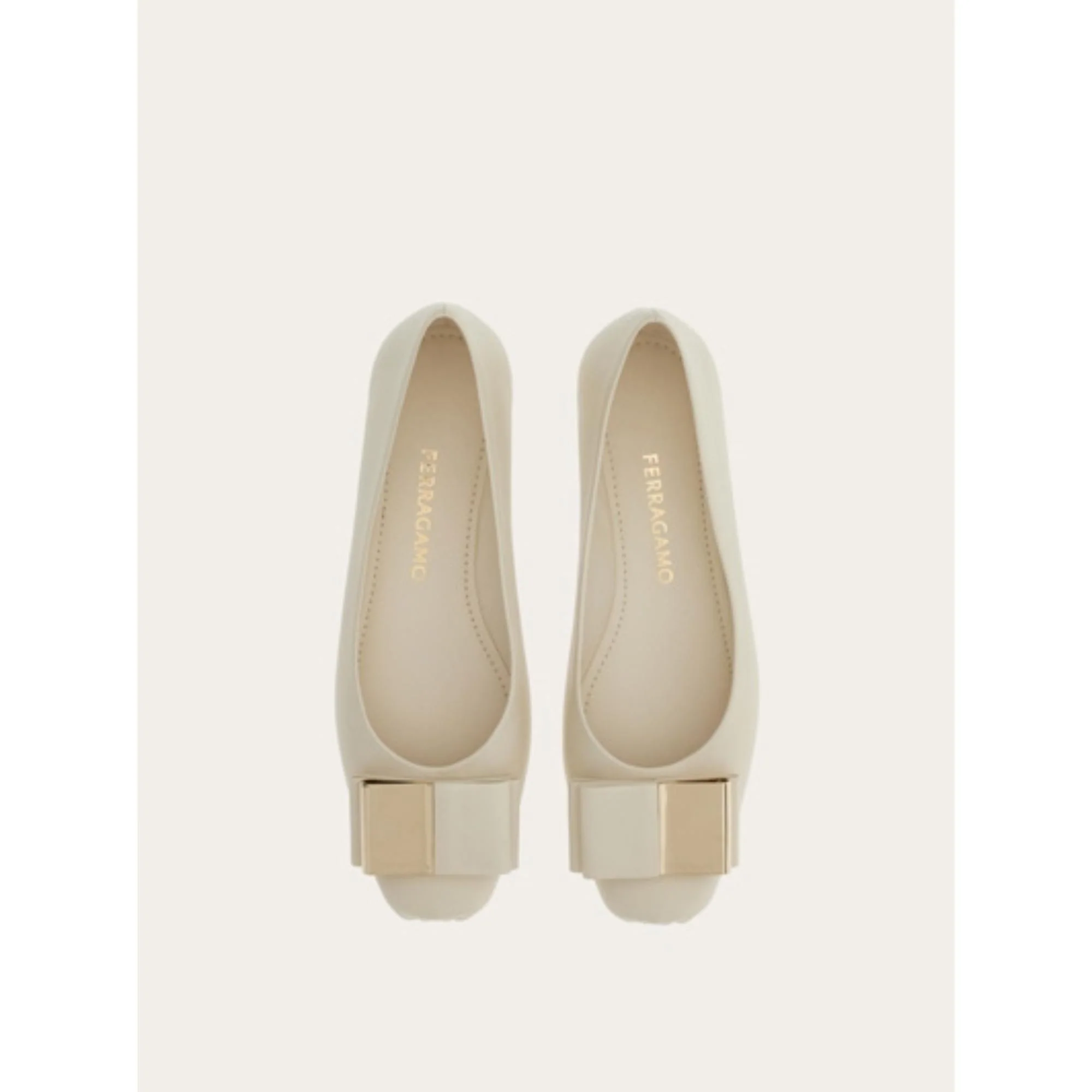 Double-Bow Ballet Flats - Mascarpone - Image 2
