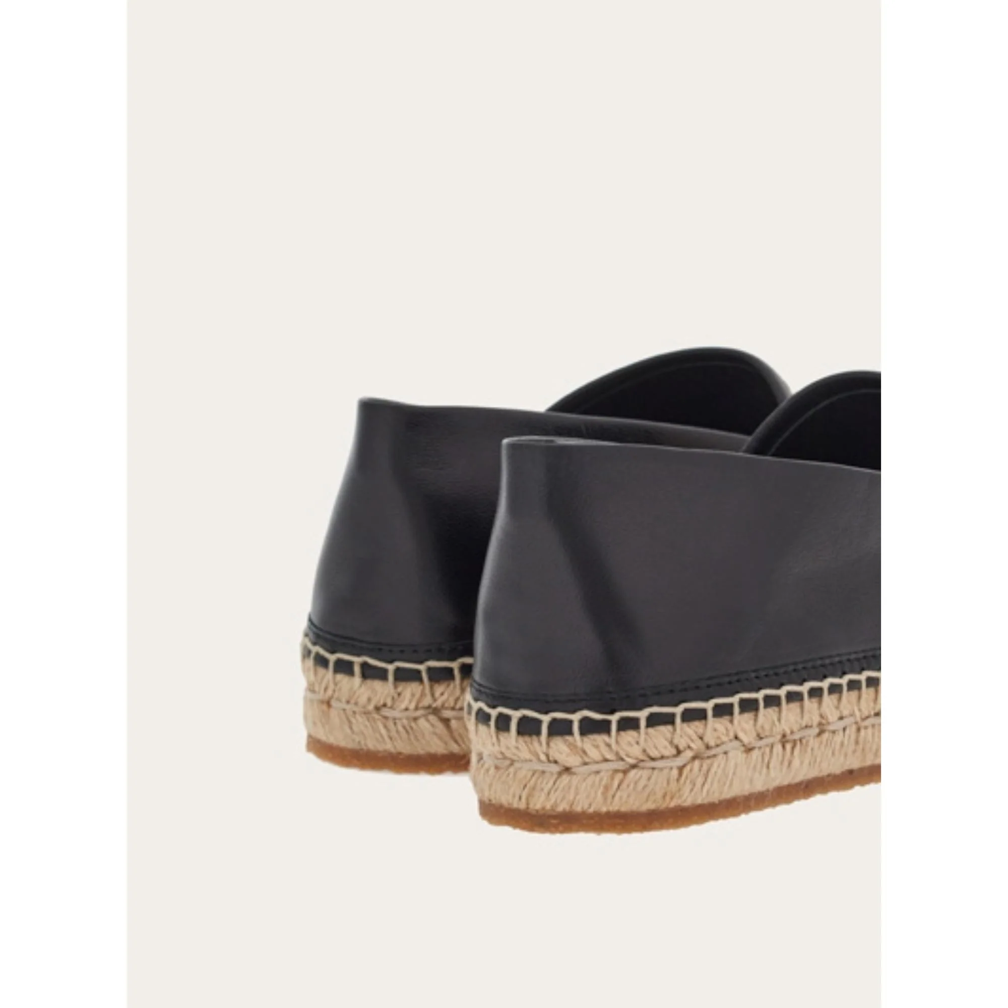 Canvas Espadrilles - Natural/Black - Image 6