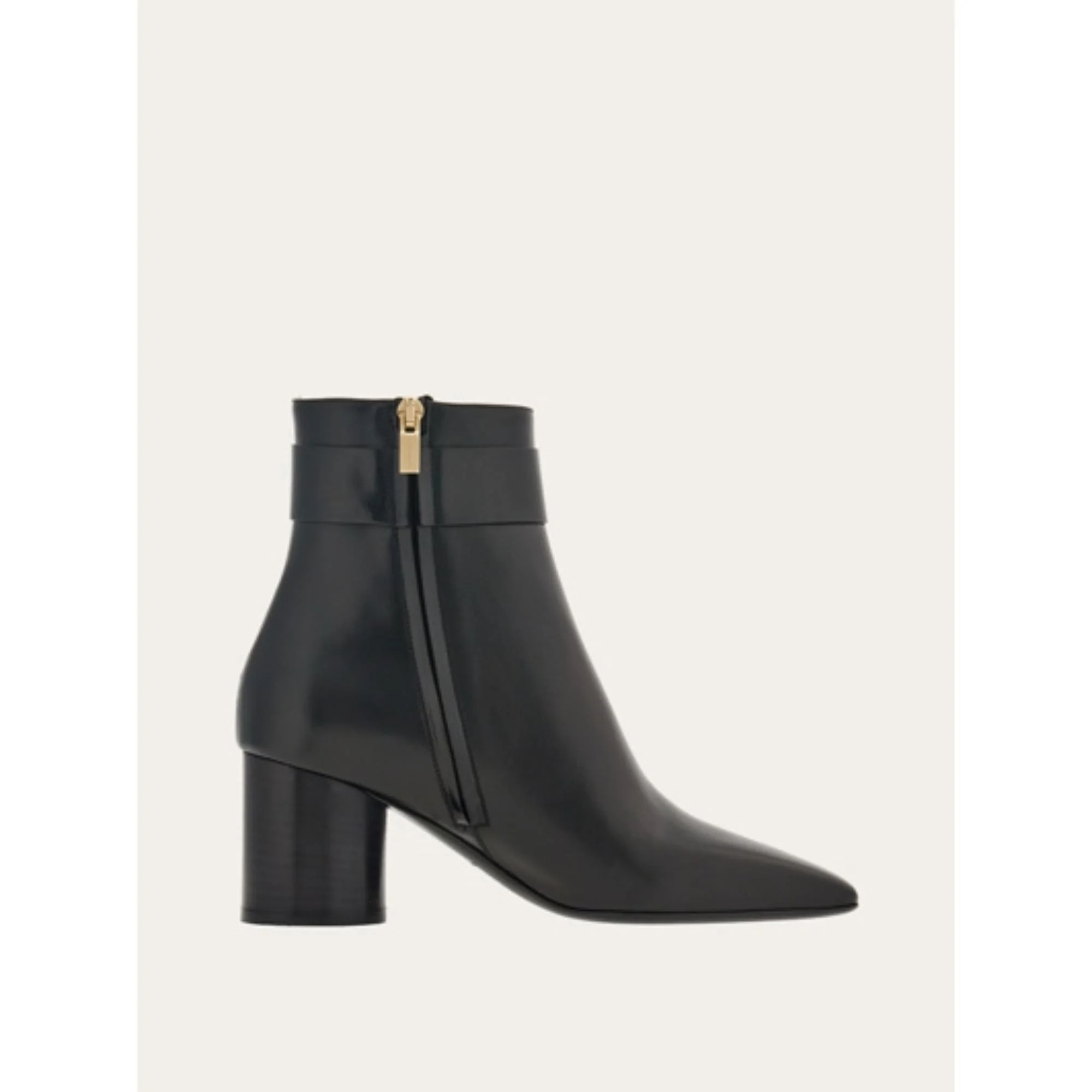 Anke Boots with Bejeweled Gancini Ornament - Black - Image 5