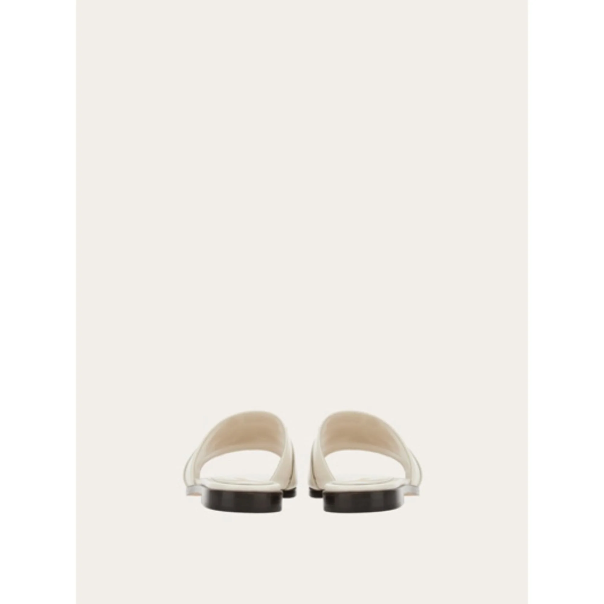 Slide with Bejeweled Gancini Ornament - Mascarpone - Image 4