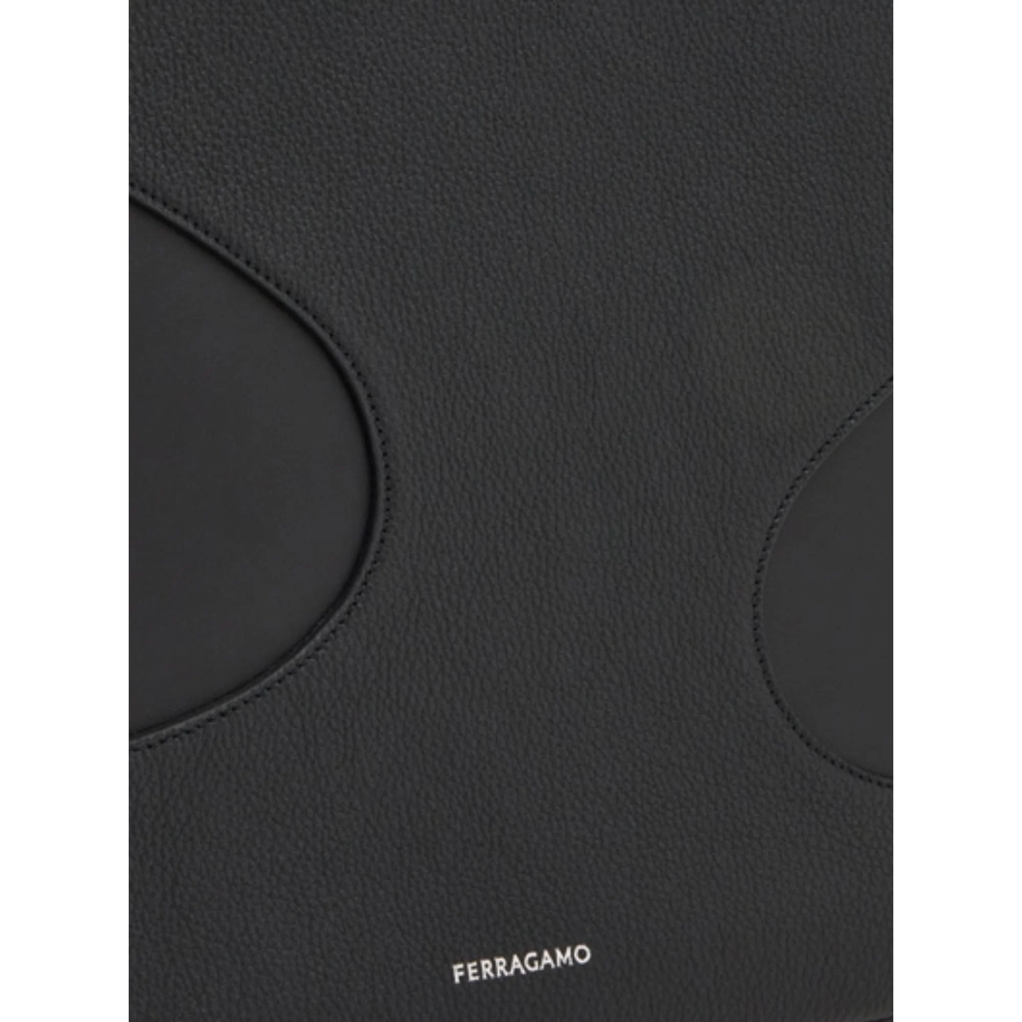 Portfolio with Cut-Out Detailing - Black - Image 5