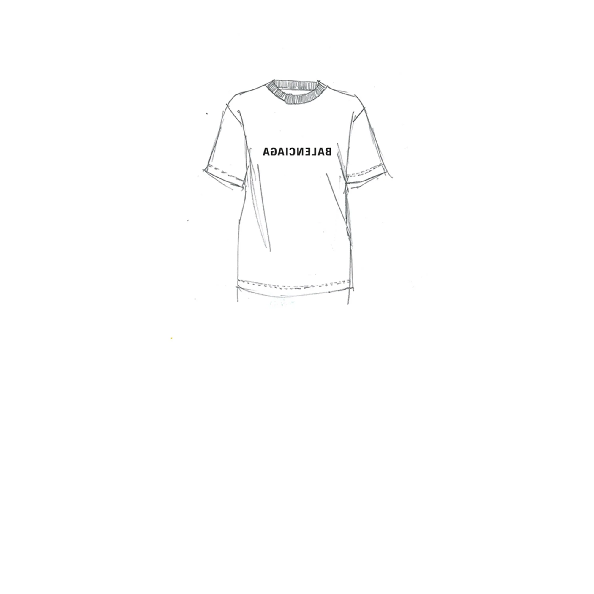 Medium Fit T-Shirt - Ecru/Black