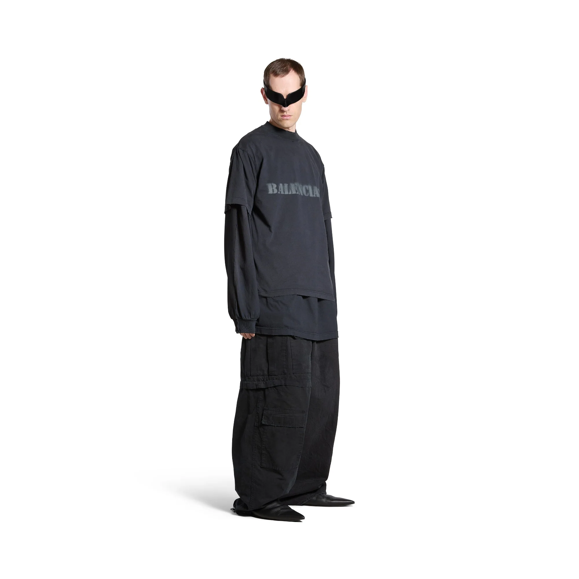 Medium Fit T-Shirt - Faded Black/Anthracite - Image 4