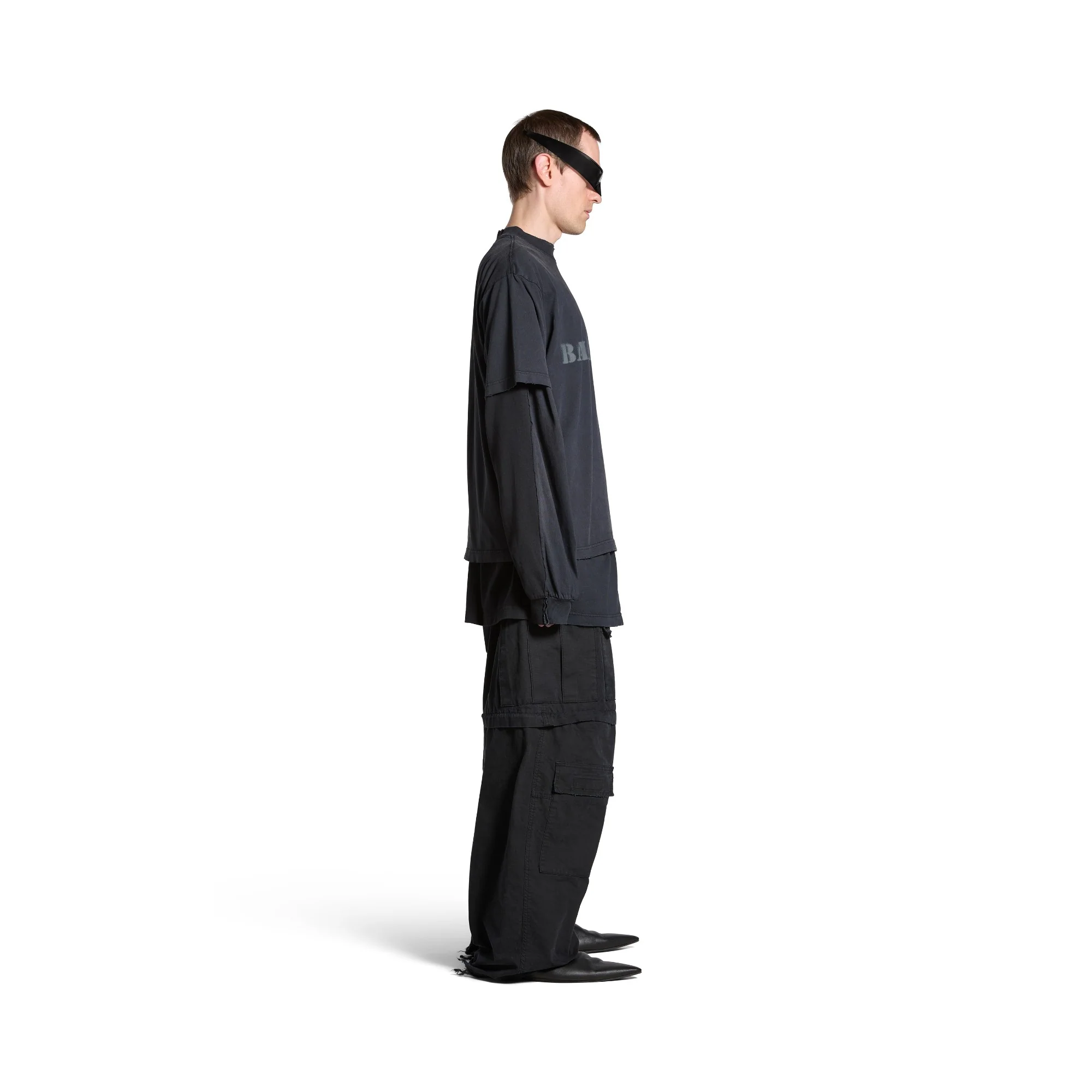 Medium Fit T-Shirt - Faded Black/Anthracite - Image 6