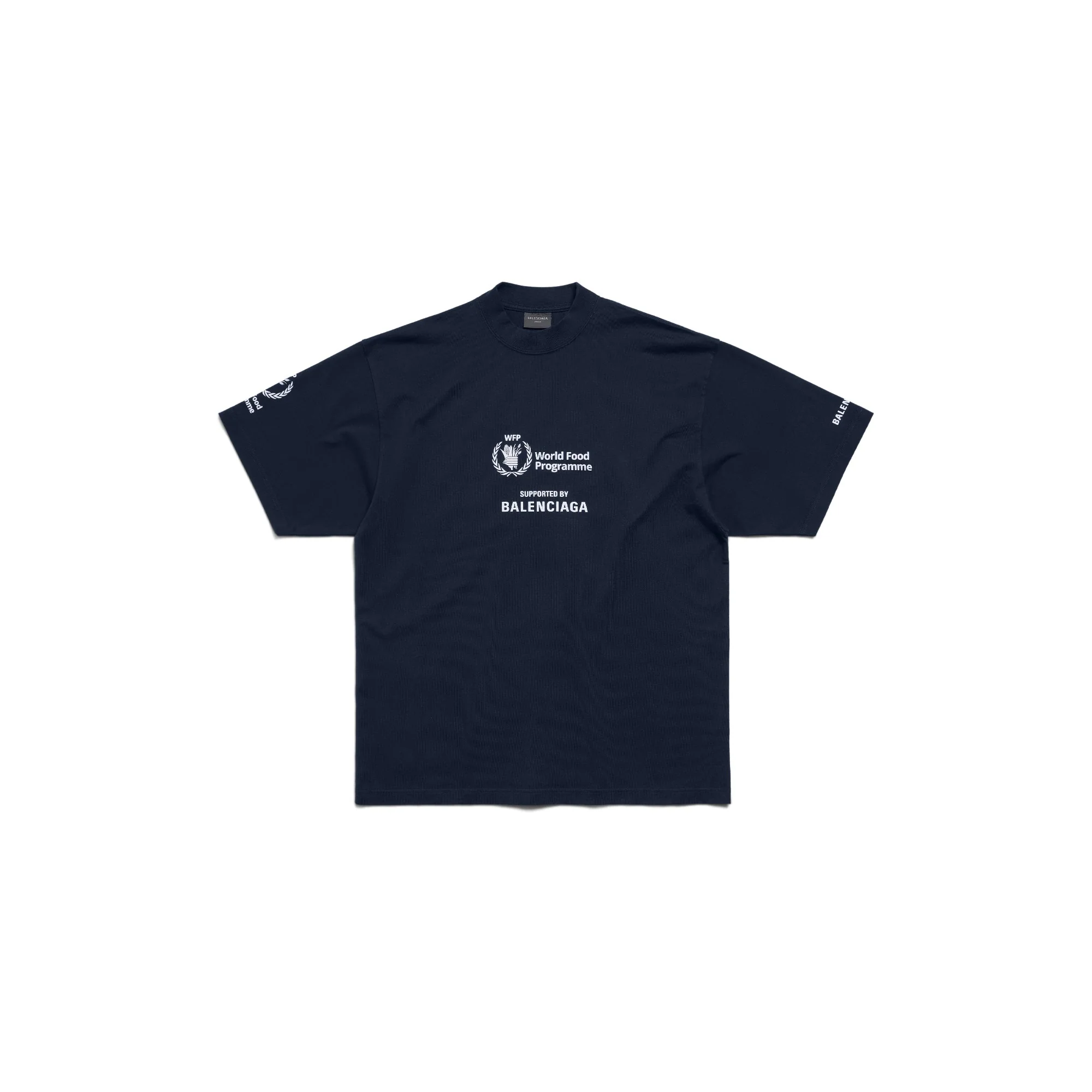 Medium Fit T-Shirt - Navy/White