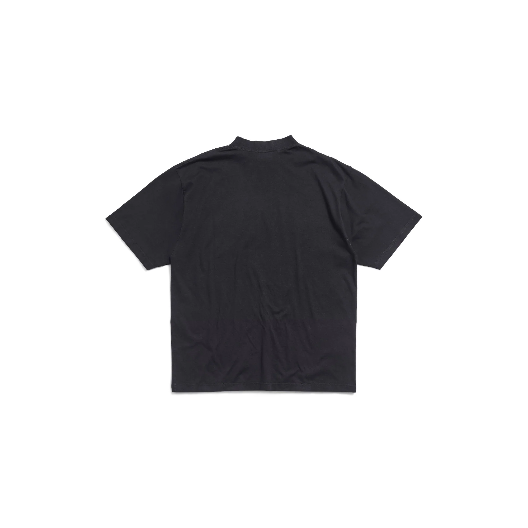 Medium Fit T-Shirt - Washed Black/White - Image 2