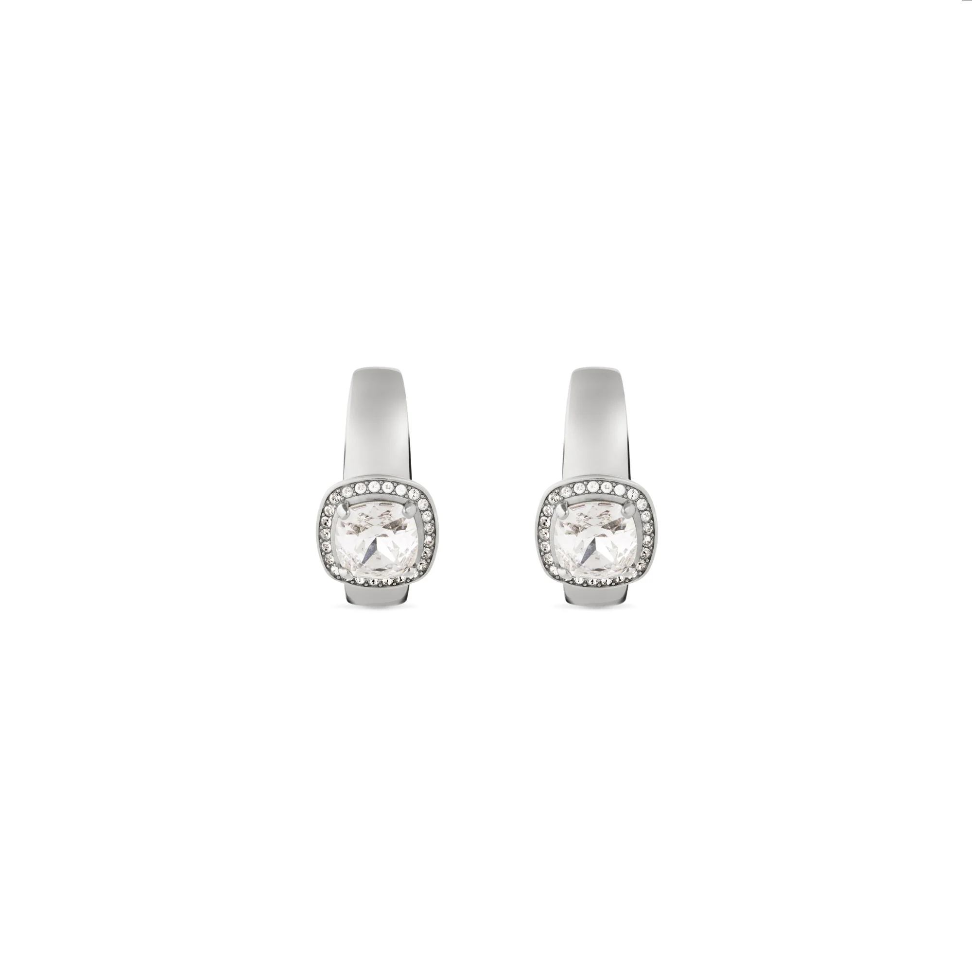 Maxi Solitaire Ear Cuffs - Silver/Crystal - Image 2