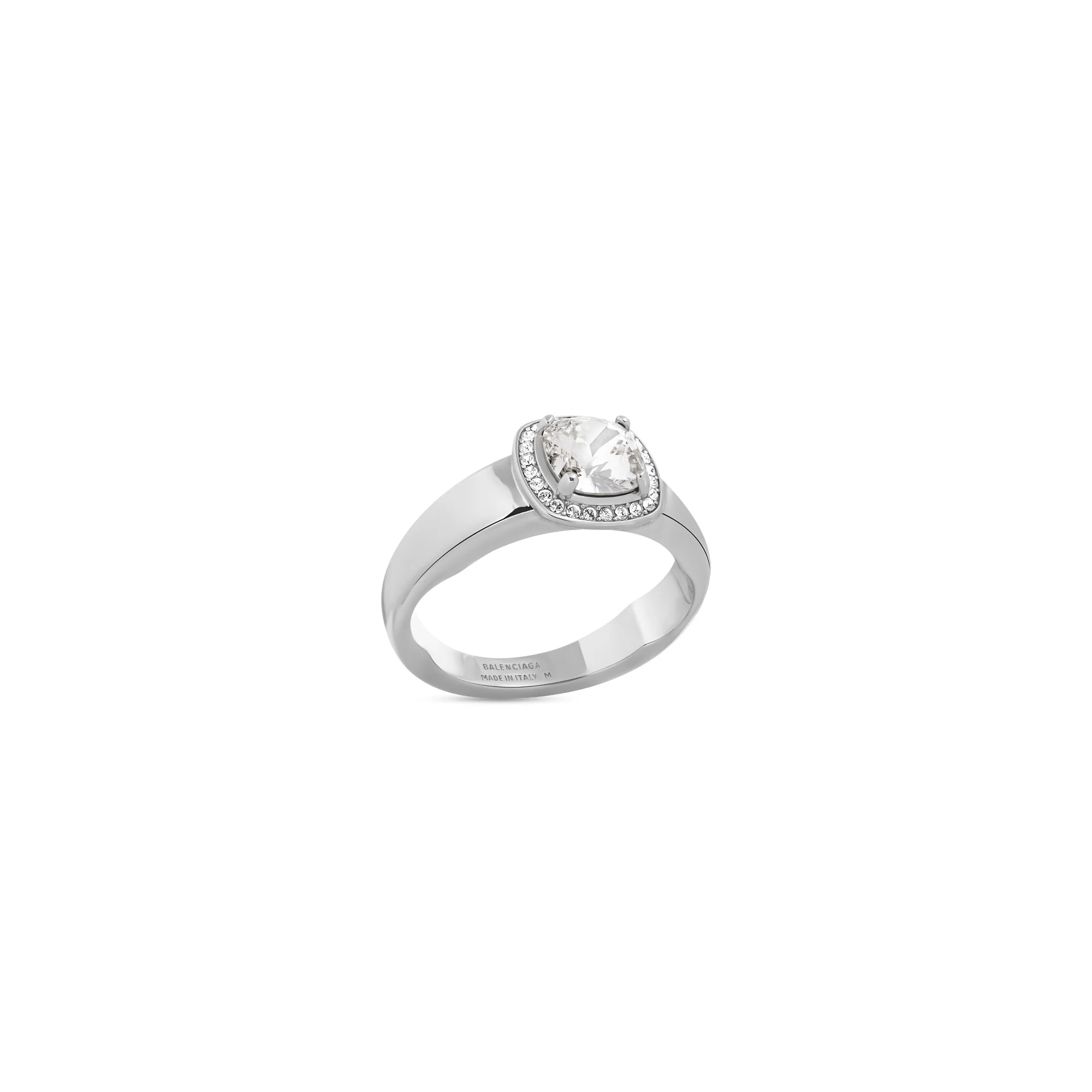 Maxi Solitaire Ring - Silver/Crystal