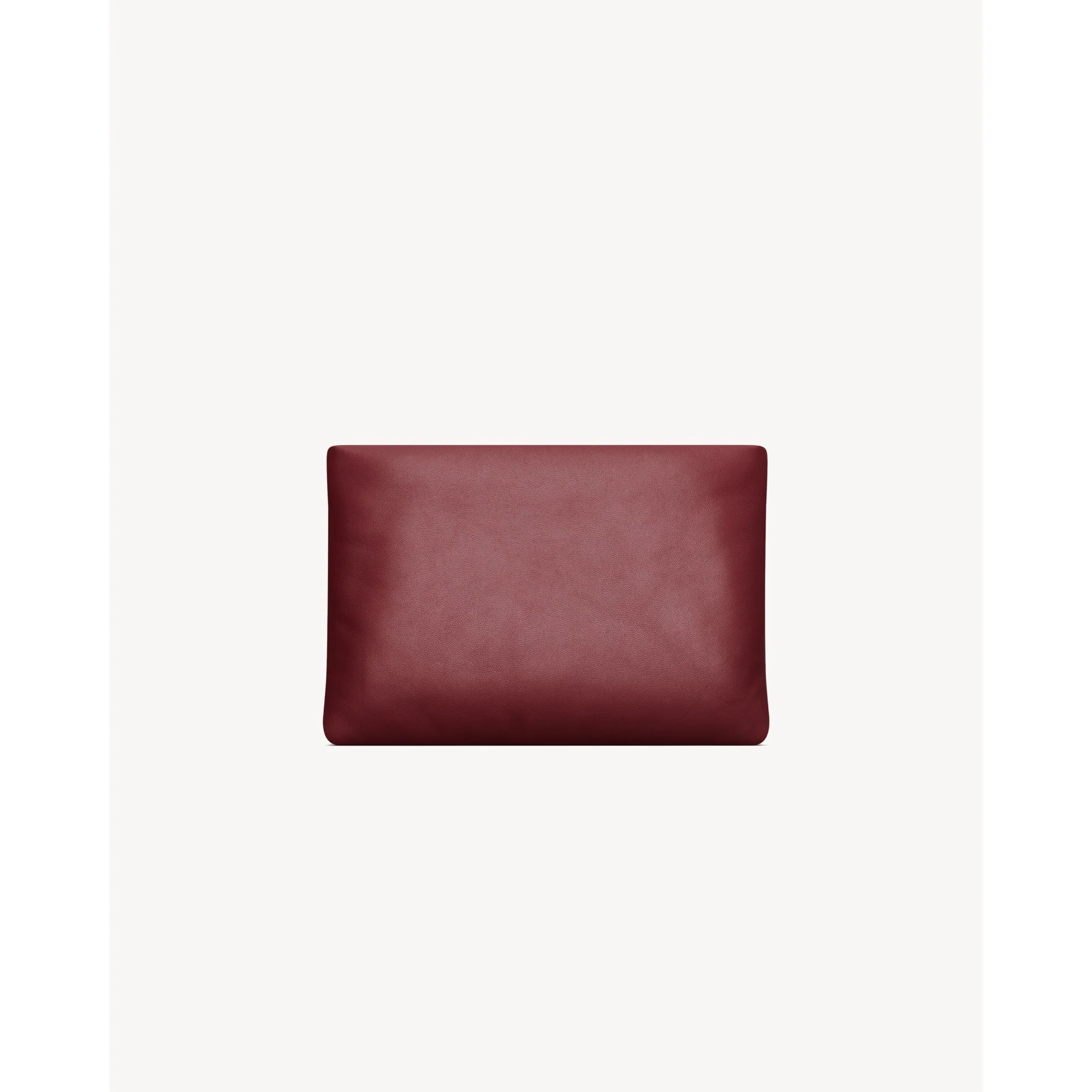 Small Zipped Pouch - Dark Bordeaux - Image 2