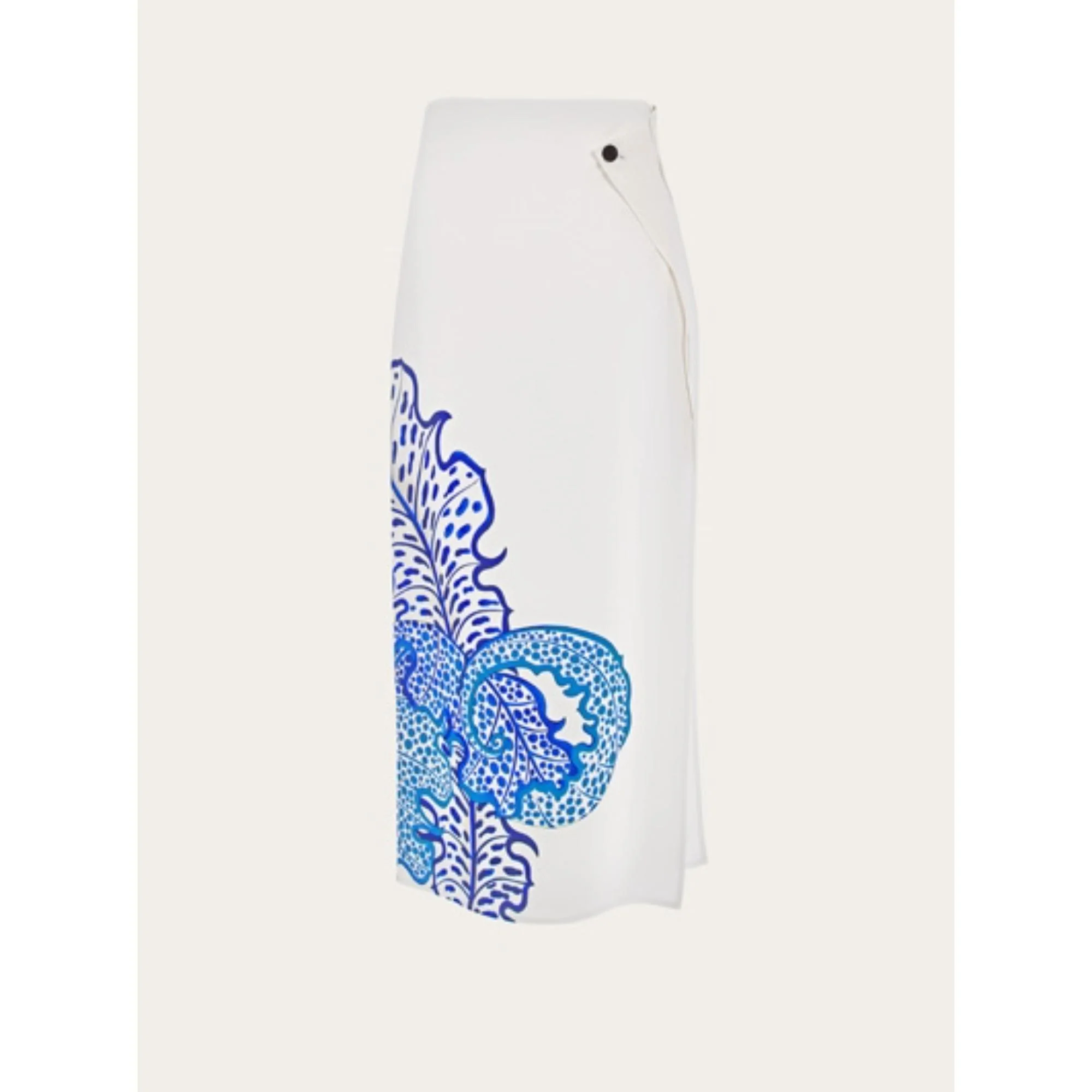 Long Viscose Skirt - Lapis Lazuli