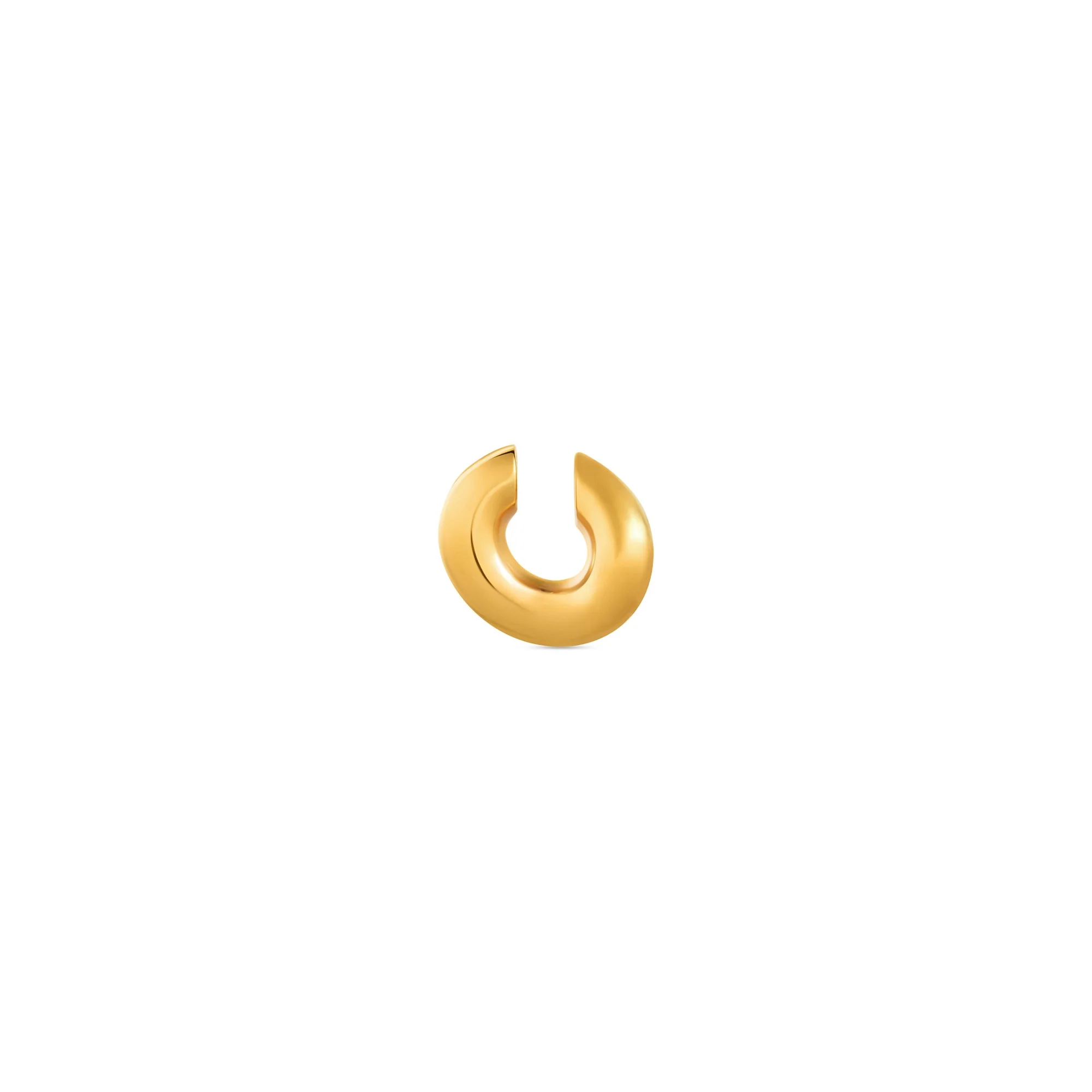 Loop Ear Cuff - Shiny Gold