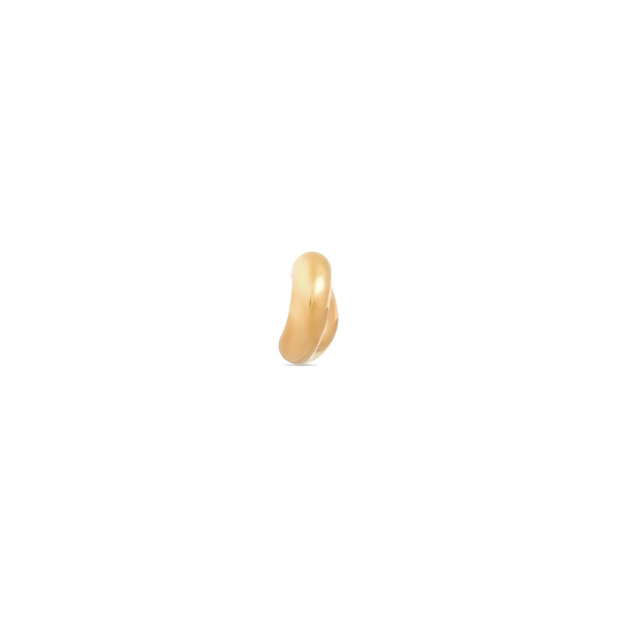 Loop Ear Cuff - Shiny Gold - Image 2