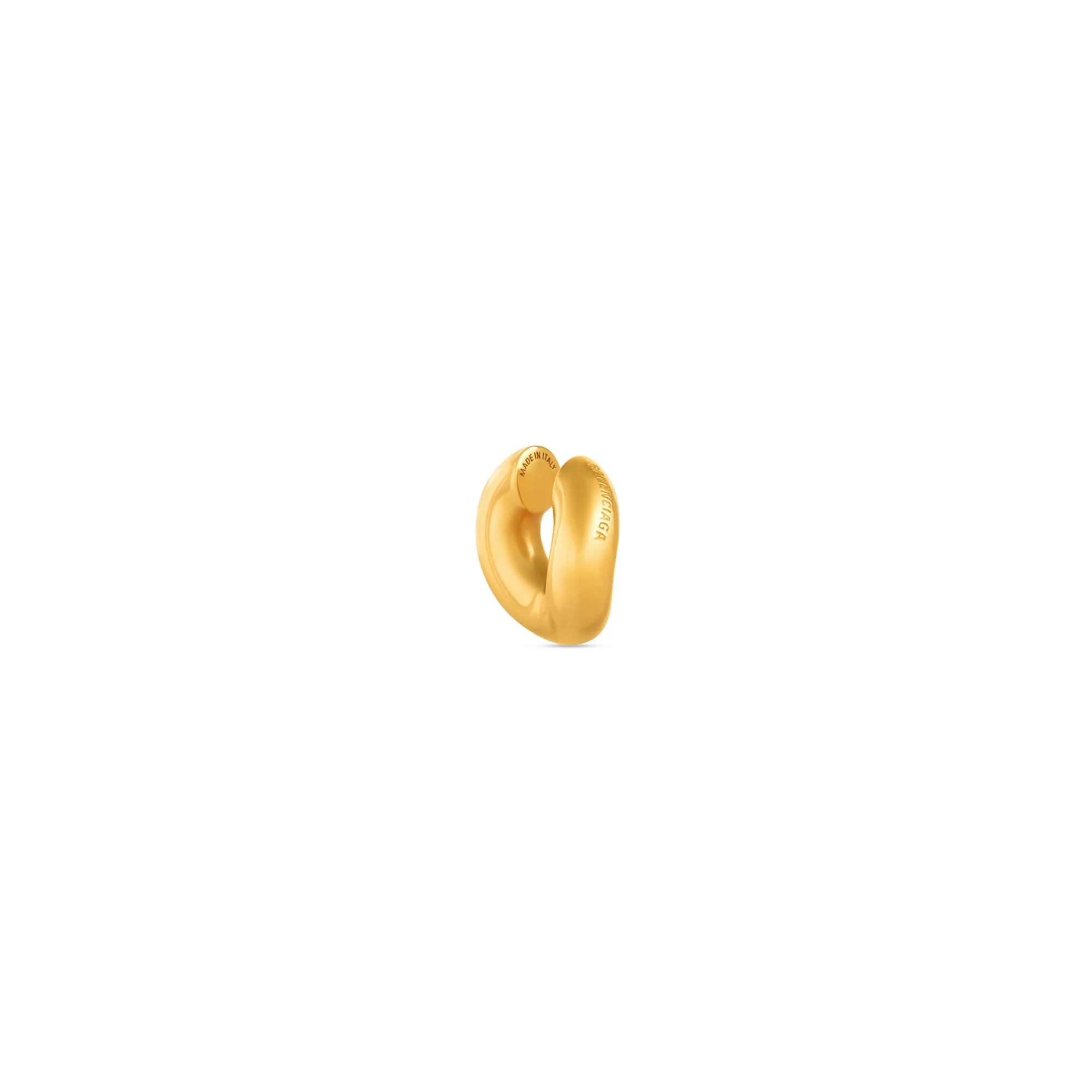 Loop Ear Cuff - Shiny Gold - Image 4
