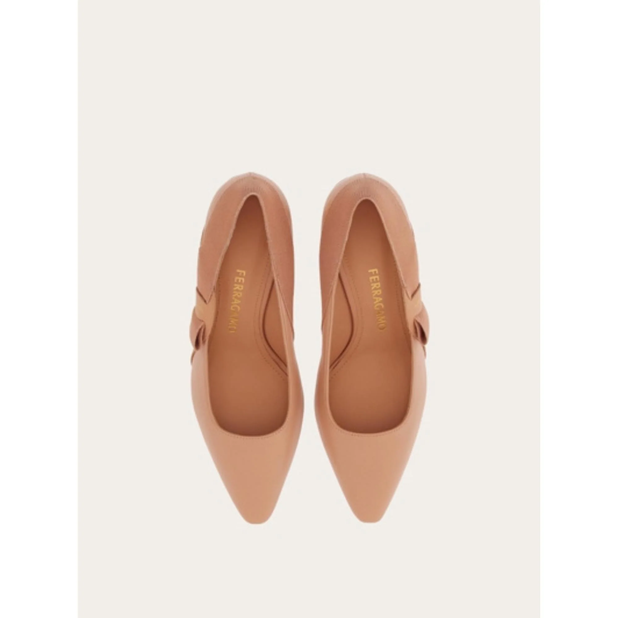 Pumps with Side Vara Bow - Amaretti - Image 2