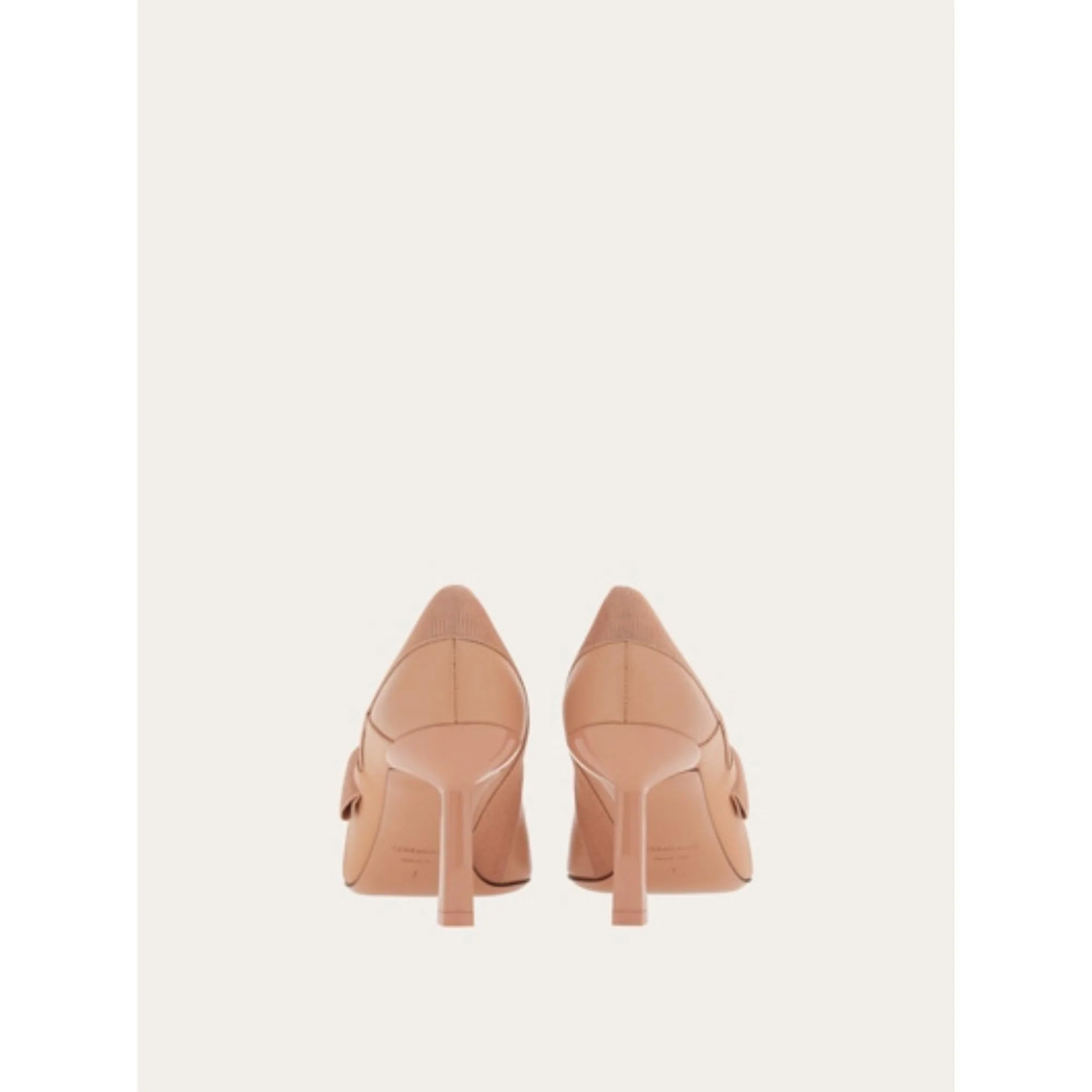 Pumps with Side Vara Bow - Amaretti - Image 4